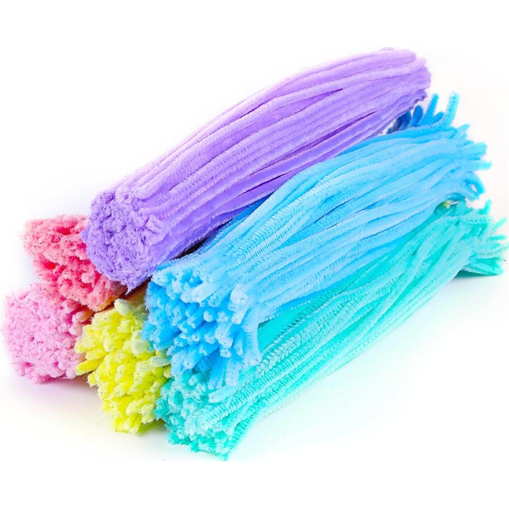 300 Limpiadores de Tubos Chenille RSACCSKY 30.48cm 3 Colores