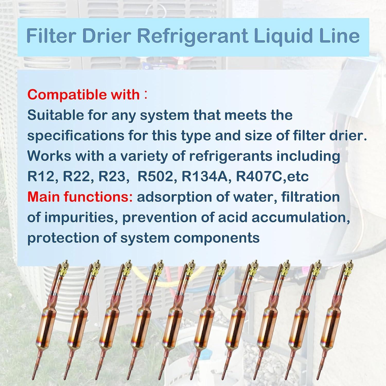 Filtro Secador Líquido Refrigerante REAXOAL 10 PCS 0.91kg