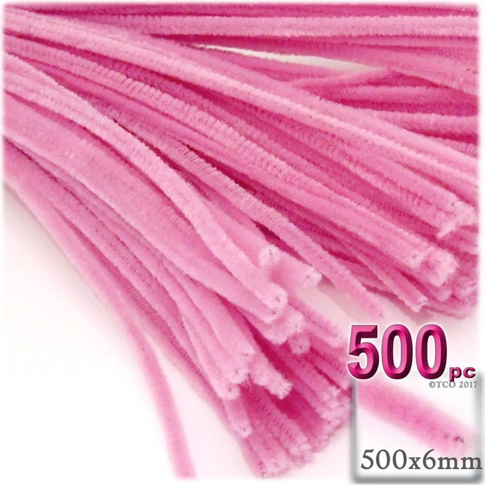 Tallos de Chenille The Crafts Outlet 500 Piezas 50 cm Marrón