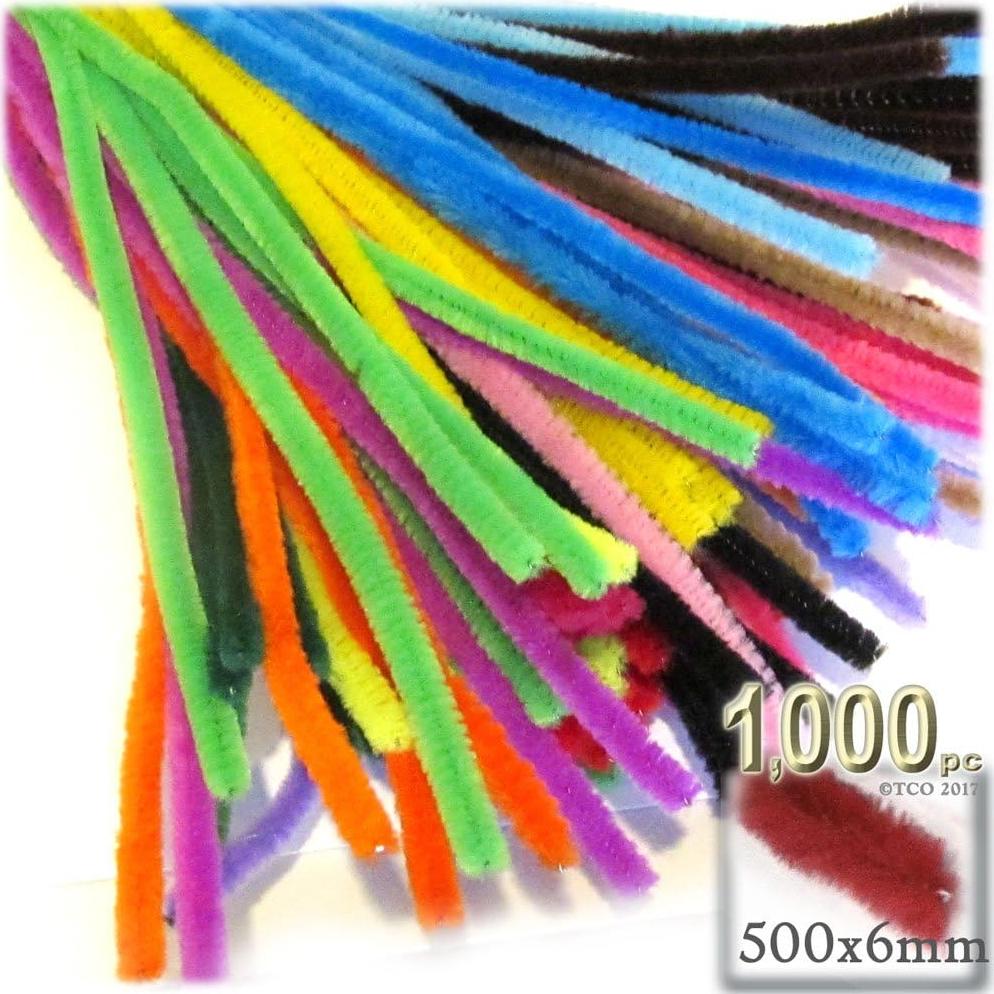 Tallos de Chenille The Crafts Outlet 1000 piezas 50 cm Verde Lima