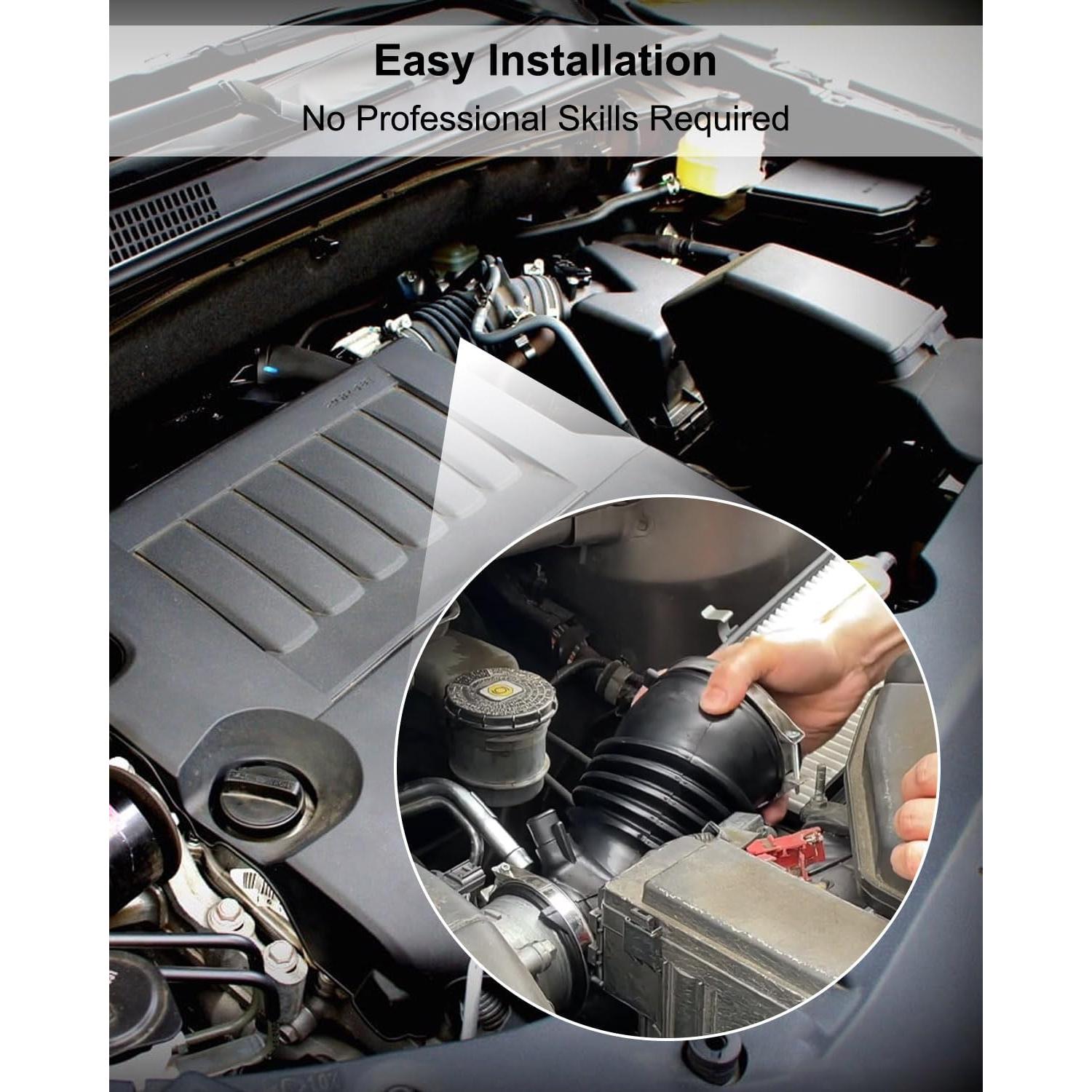 Manguera de Entrada de Limpiador de Aire QLZOZB para Toyota y Lexus