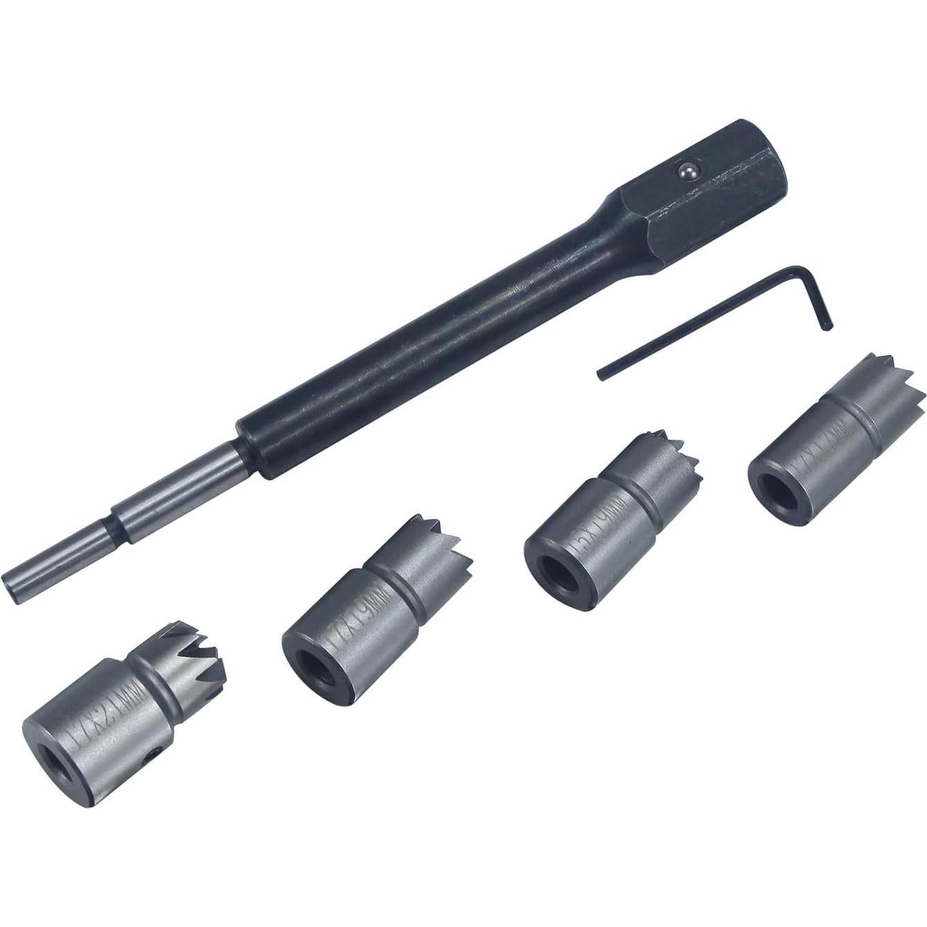 Juego de limpieza de asientos de inyectores UTMALL 19 piezas