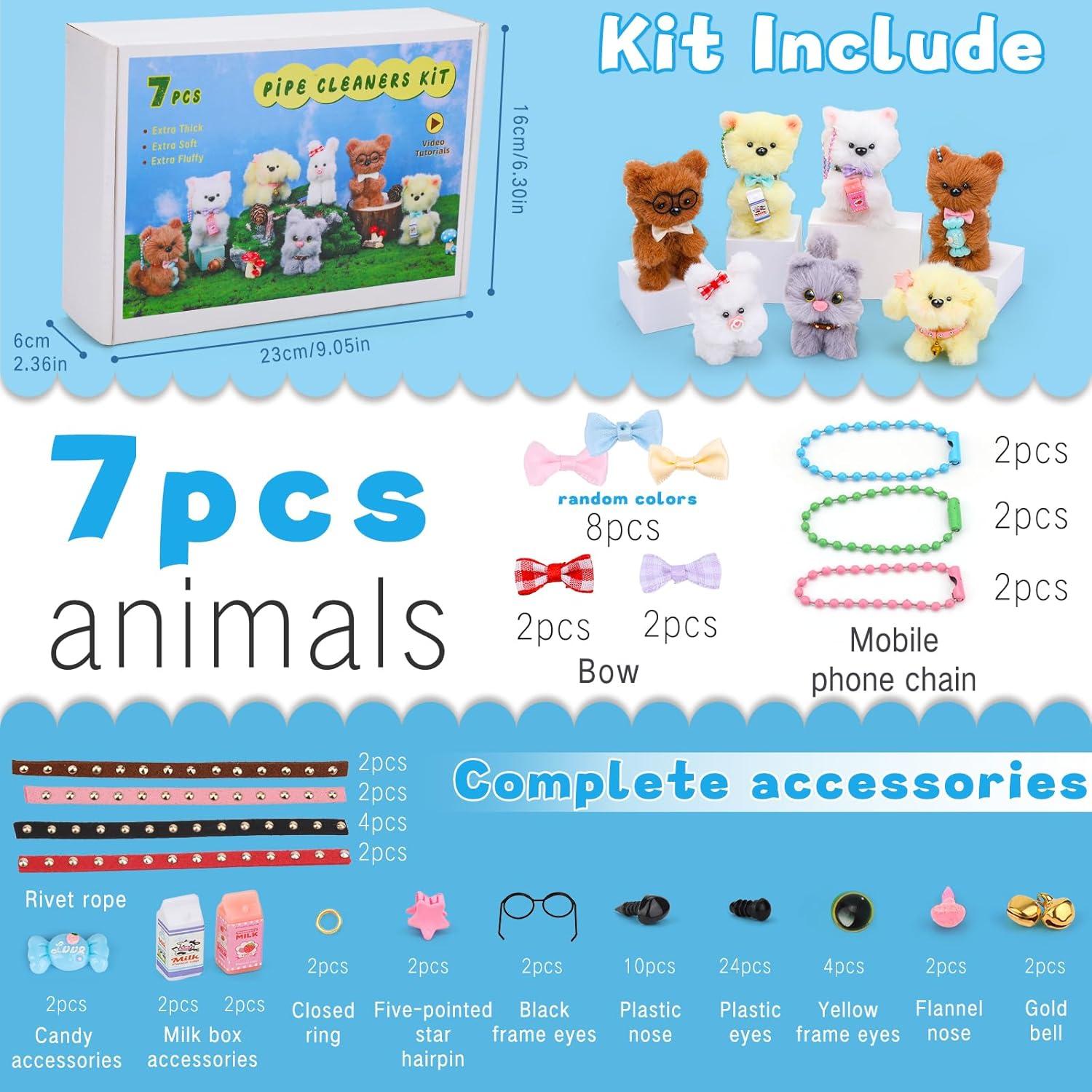 Kit de Limpiapipas Extra Gruesos ZXIIXZ 104 Pcs DIY Manualidades