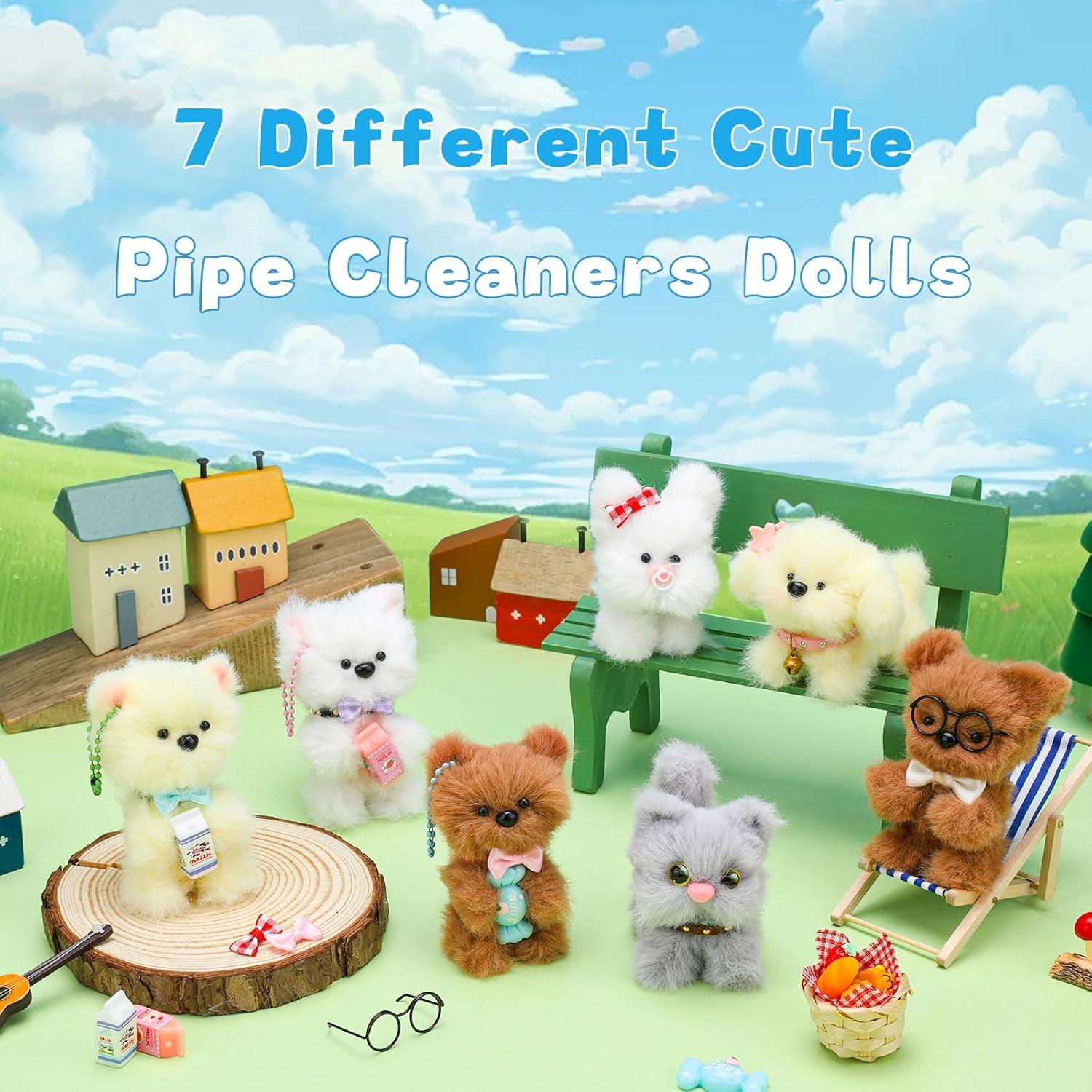 Kit de Limpiapipas Extra Gruesos ZXIIXZ 104 Pcs DIY Manualidades