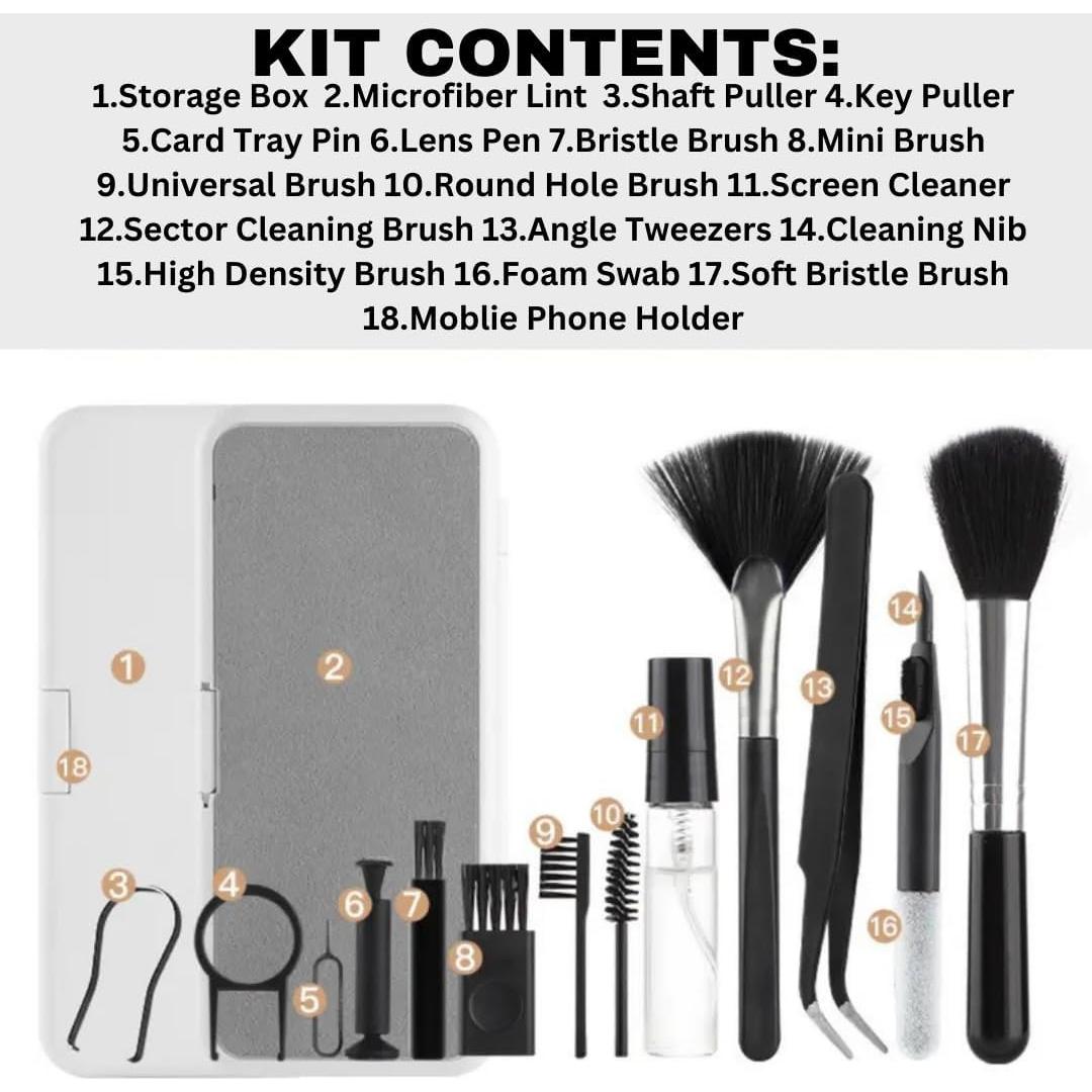 Kit de Limpieza 18 en 1 ImmacuKit para Dispositivos Electrónicos