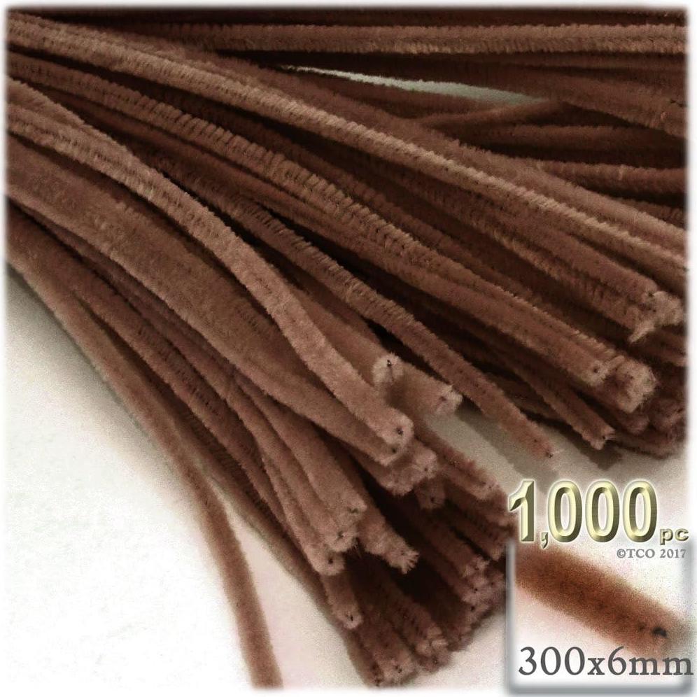 Varillas Chenille Brillantes 1000pzs 30cm Azul Real Los Tallares