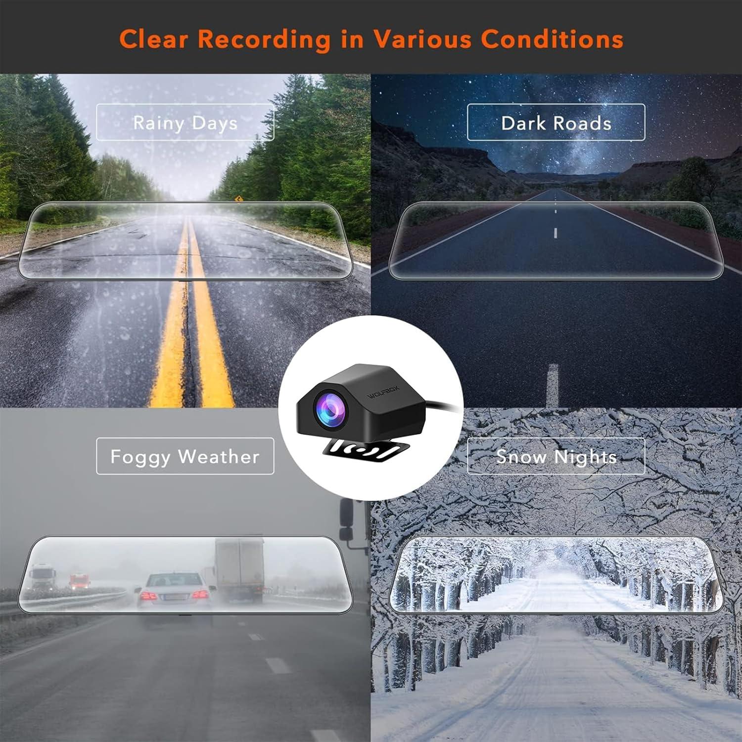 Cámara Trasera WOLFBOX 1080P IP68 para G840S/G840H/G930/G850