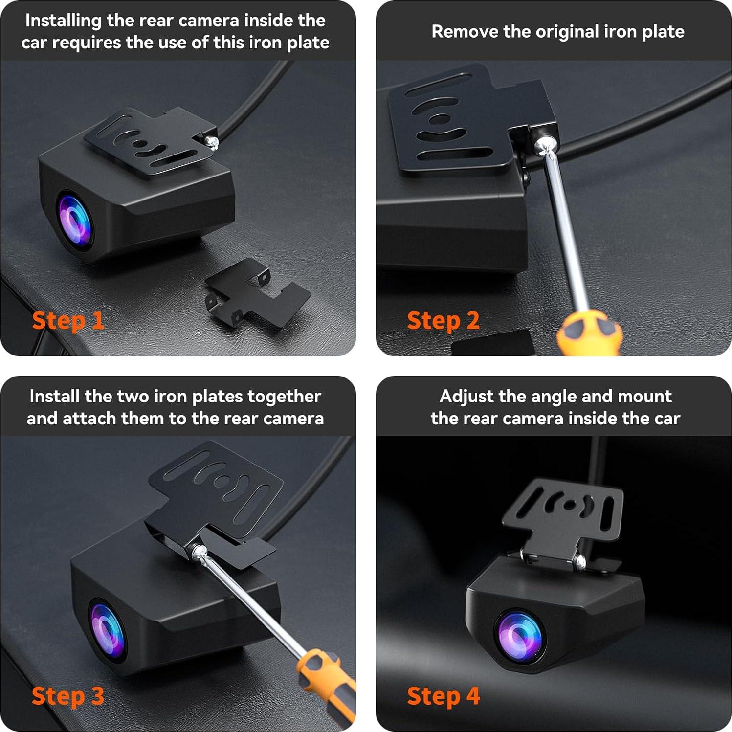 Cámara Trasera WOLFBOX 1080P IP68 para G840S/G840H/G930/G850