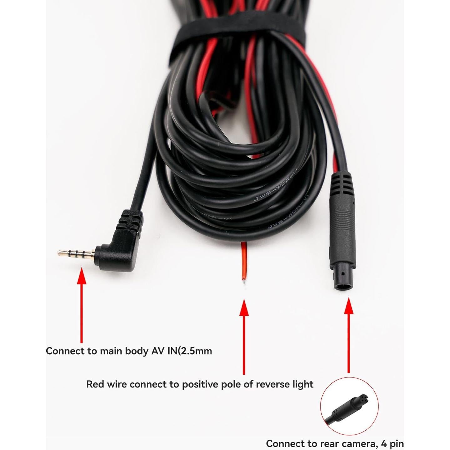 Cable de Reemplazo WOLFBOX de 10 Metros para Cámara Trasera