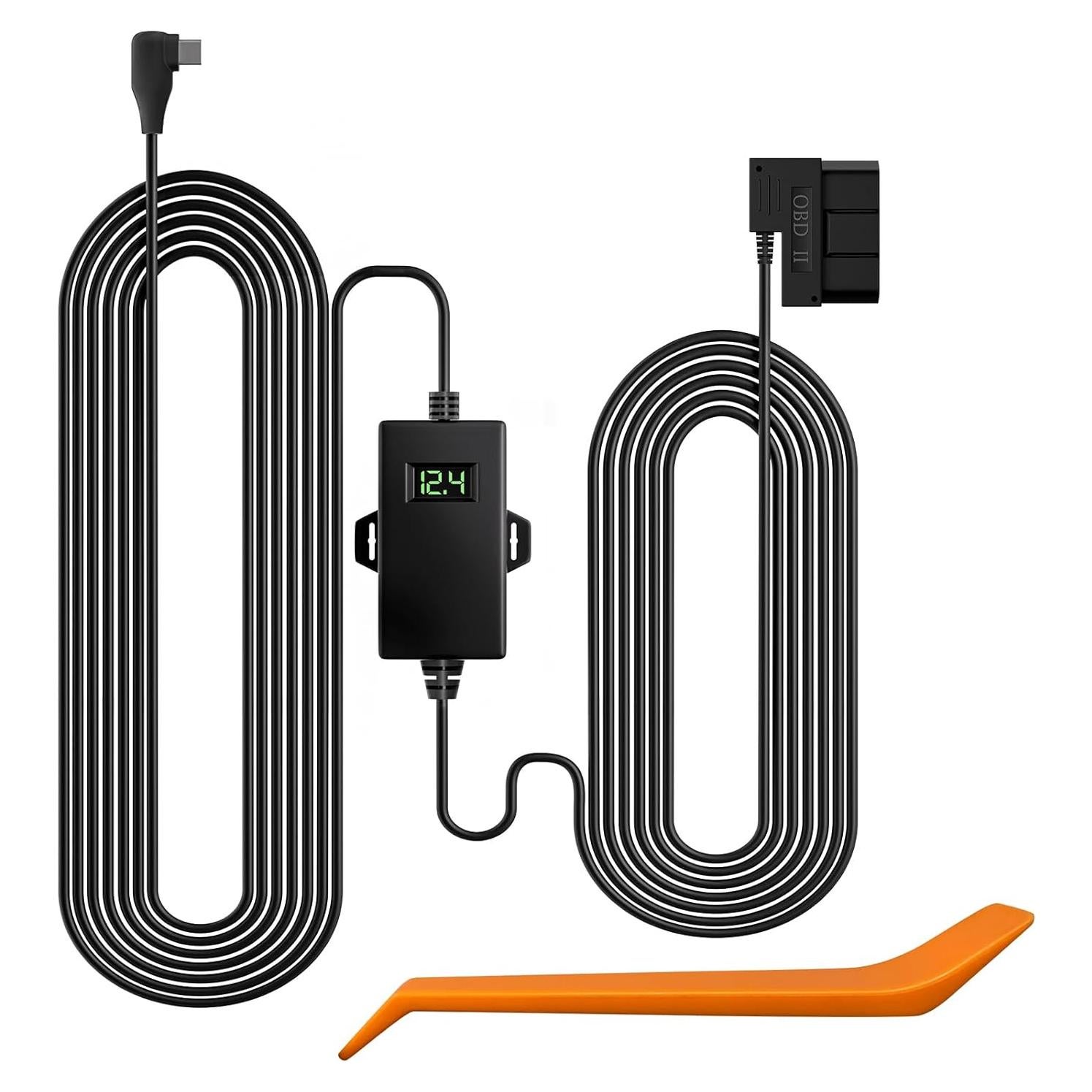 Kit de Carga Dura WOLFBOX OBD USB C 12V-24V a 5V para Cámara