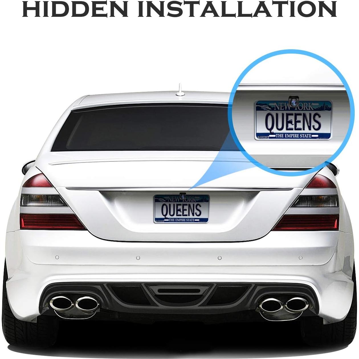 Soporte de Placa de Licencia para Cámara de Respaldo Pixelman