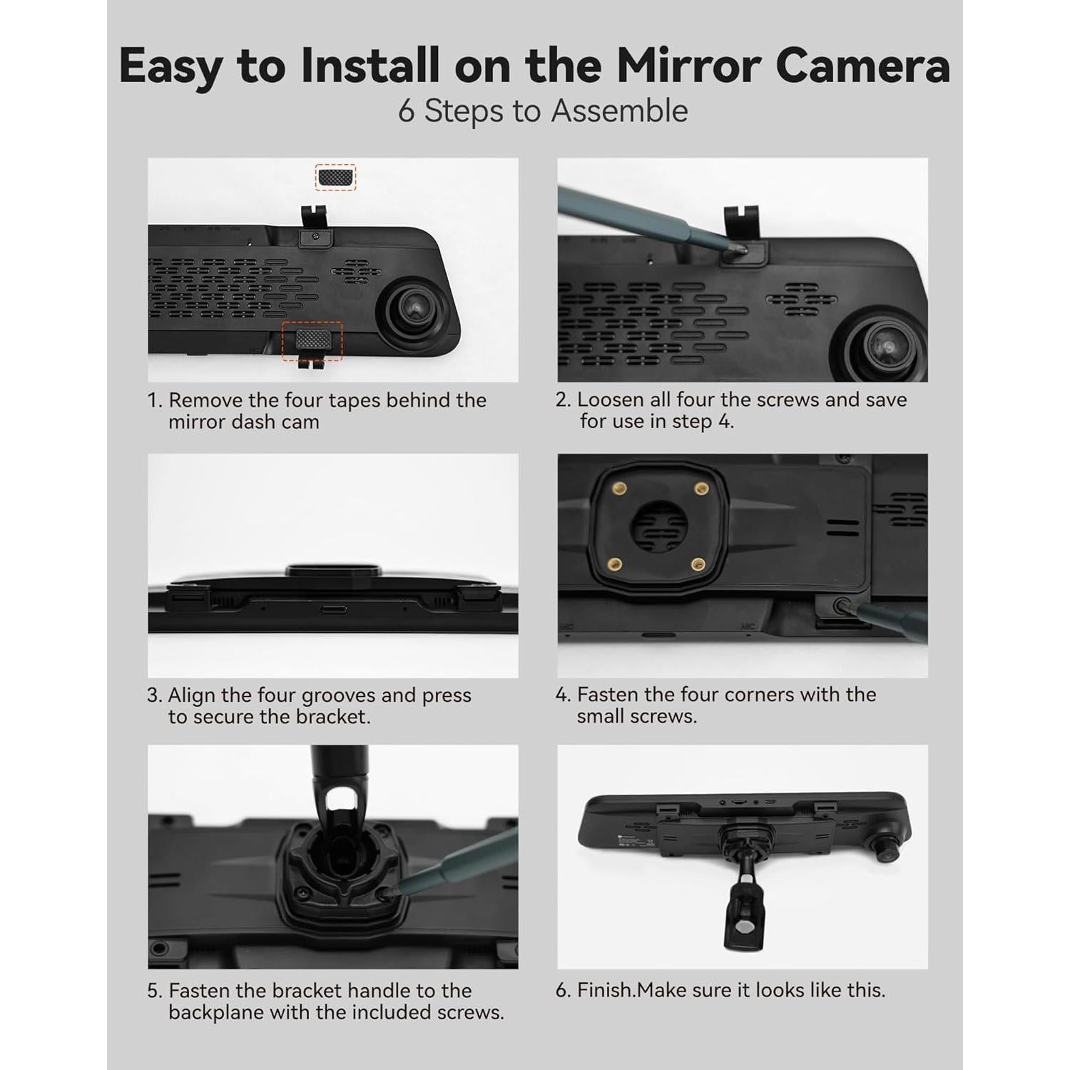 Soporte OEM WOLFBOX para Cámara Espejo G840S G840H G850