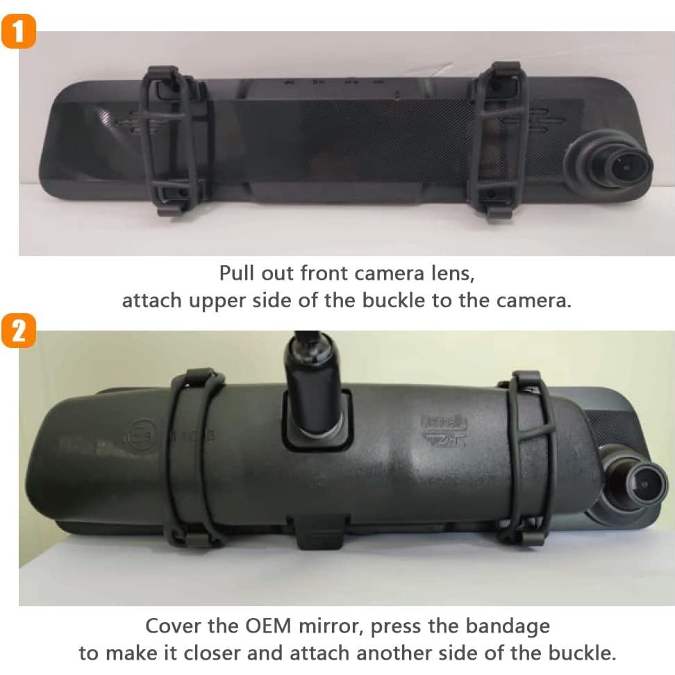Correas de Montaje para Cámara de Espejo WOLFBOX - Flexibles y Ecológicas