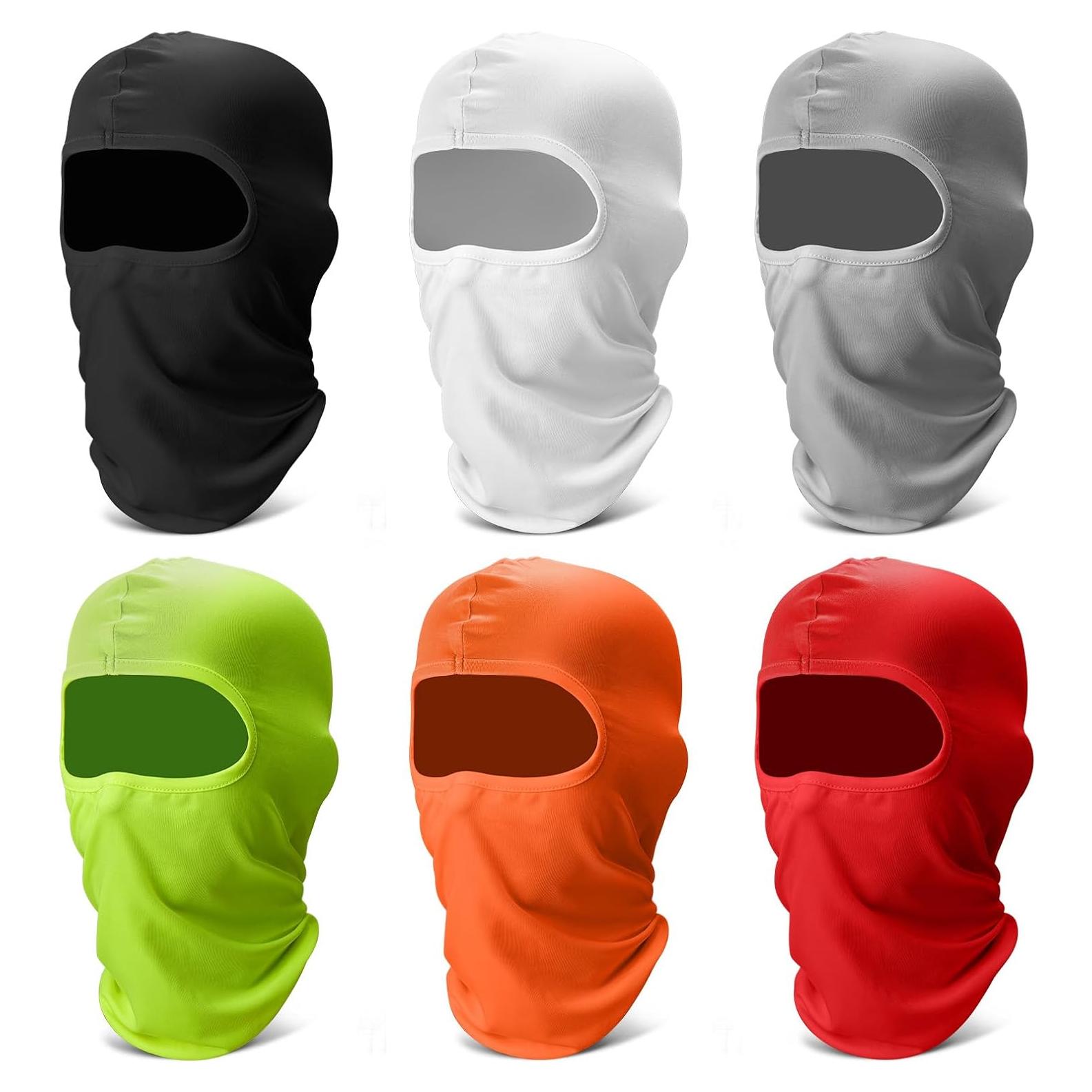 Paquete de 6 Máscaras Balaclava Gaiter Refrigerante Multicolor