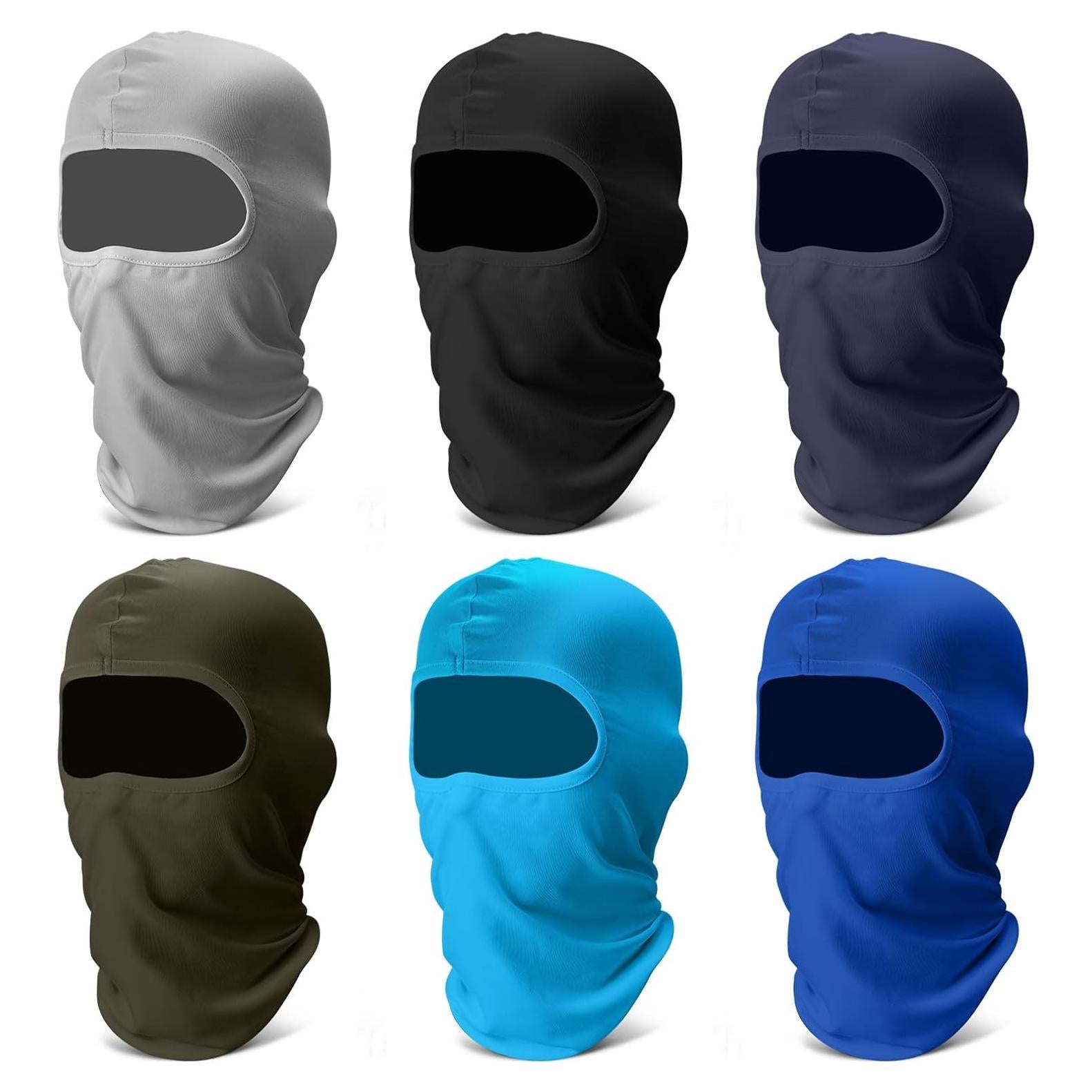 Paquete de 6 Máscaras Balaclava Gaiter Refrigerante Unisex