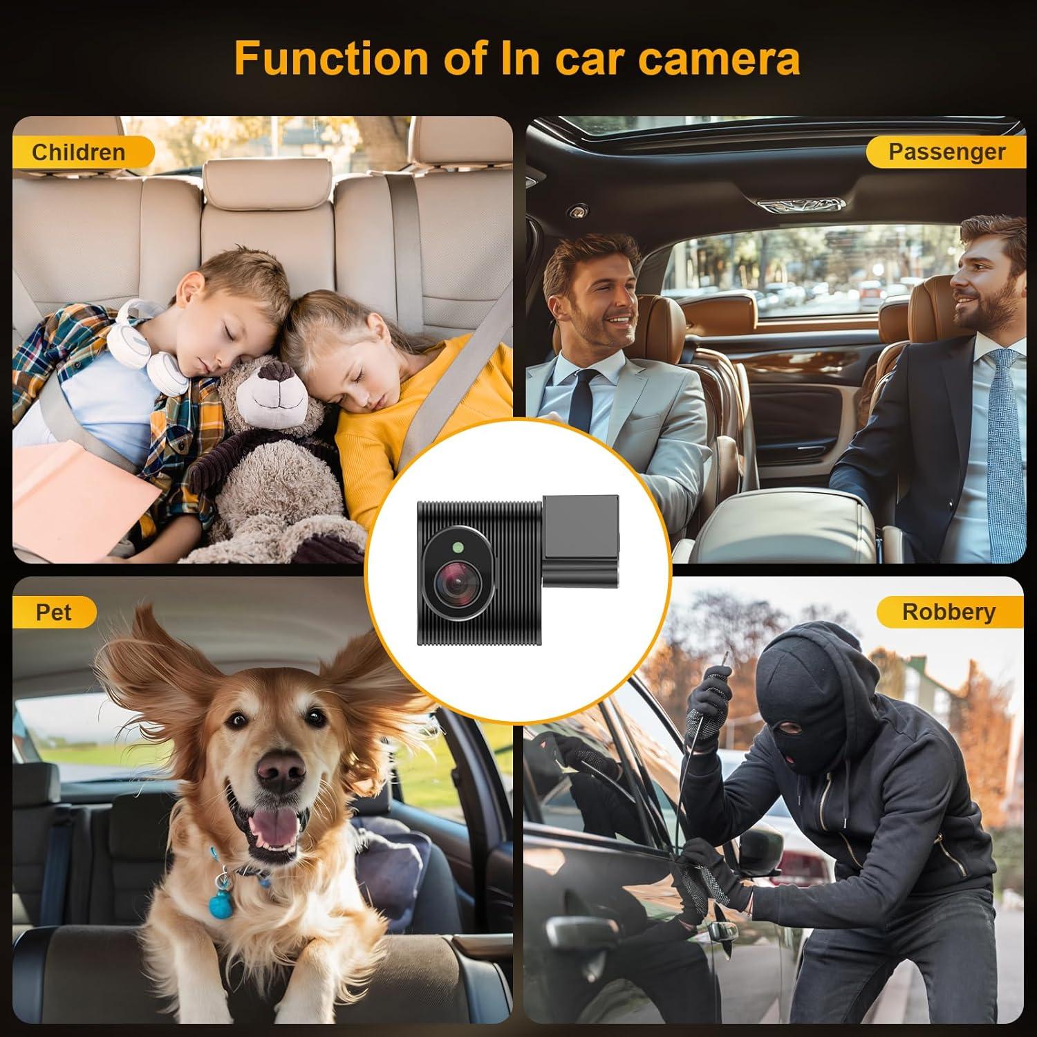 Cámara de Espejo Retrovisor Martalk K80 3 Canales 4K/1080P