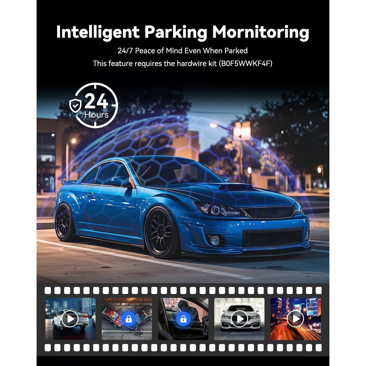 Cámara de Tablero JOMISE T860+ 4K Frontal 2.5K Trasera GPS