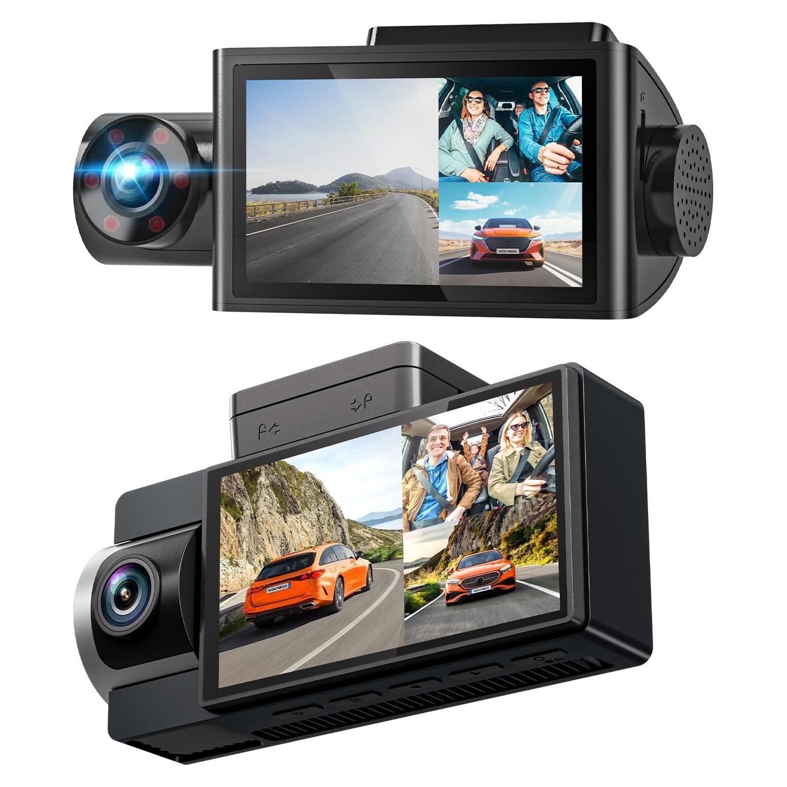 i07 3 Channel Dash Cam & i17 4K 3 Channel Dash Cam