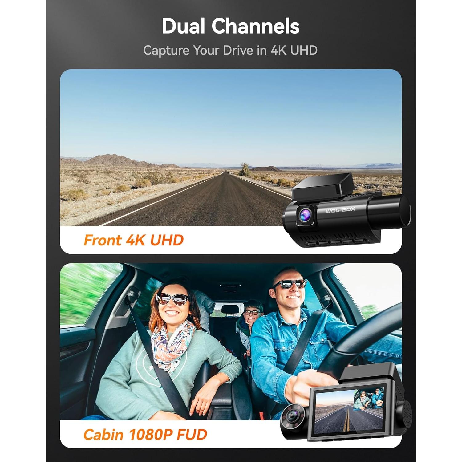i07 3 Channel Dash Cam & i17 4K 3 Channel Dash Cam