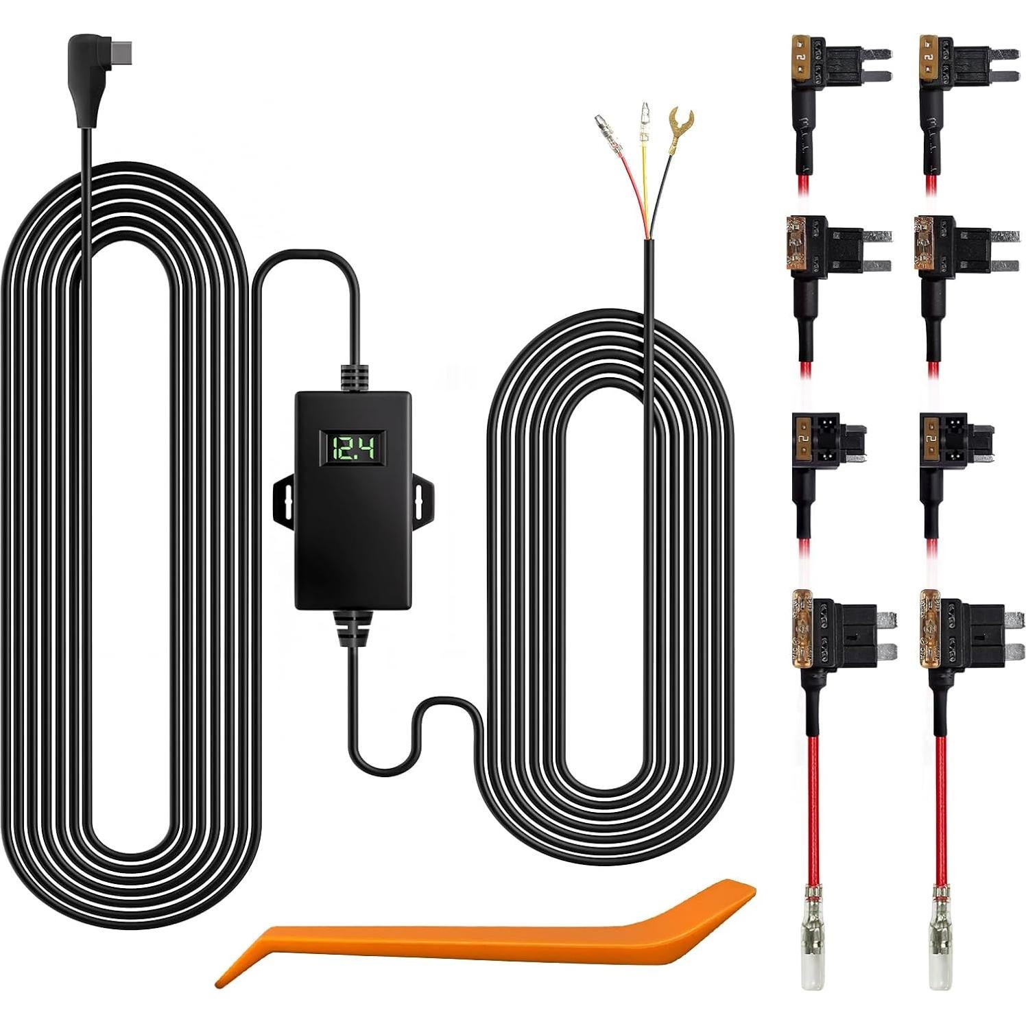 Cámara de Salpicadero 4K WOLFBOX i17 + Kit de Cableado Duro