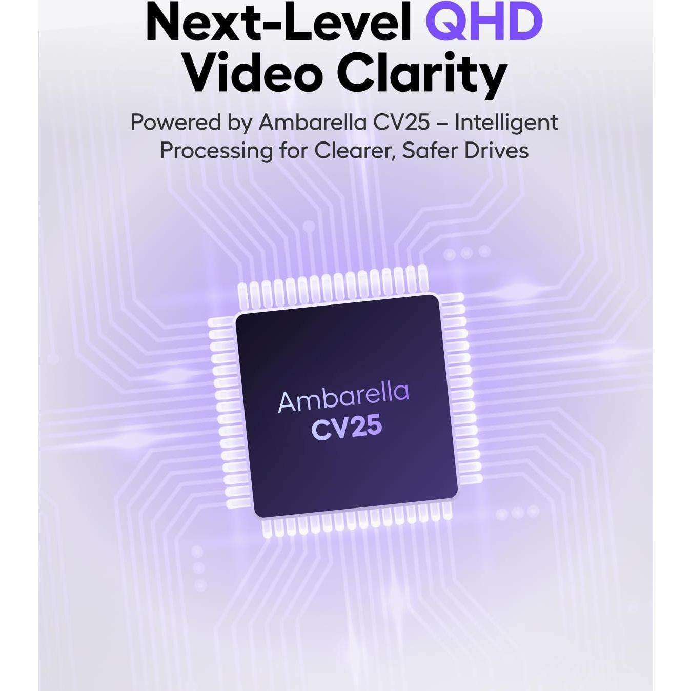 Nexar beam2 Dash Cam - 1 Year Nexar Connect Subscription Included - 2K QHD LTE Connected Unlimited Cloud Storage Live Streaming Parking Mode Night Vision - Front & Cabin Cam (128GB Internal Storage)