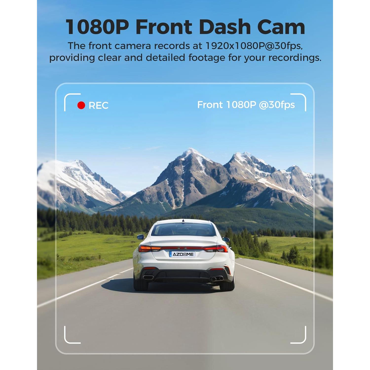 Cámara de Salpicadero AZDOME M200 1080P WiFi con G-Sensor