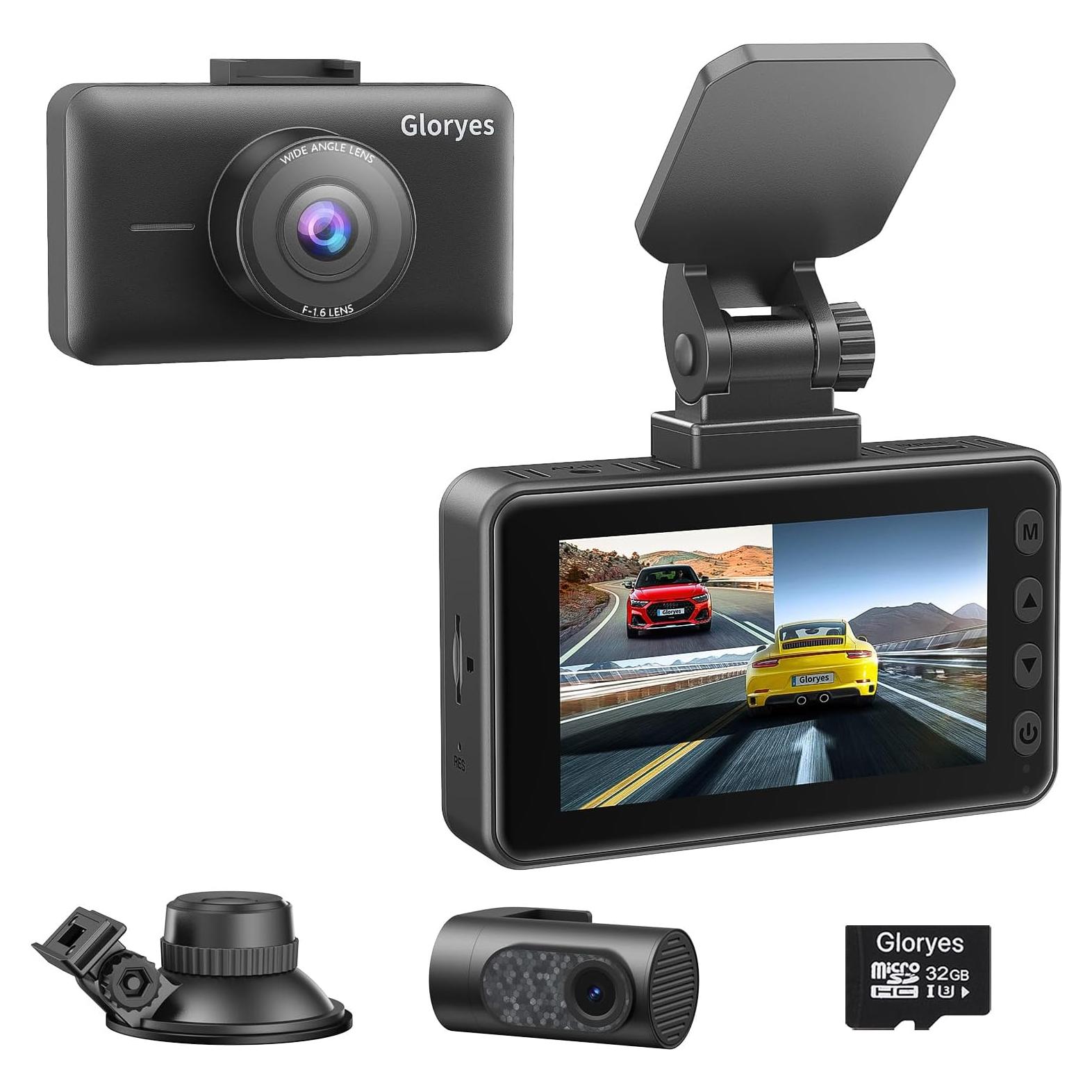 Cámara de Tablero 4K Gloryes A680 con Doble Cámara y 32GB