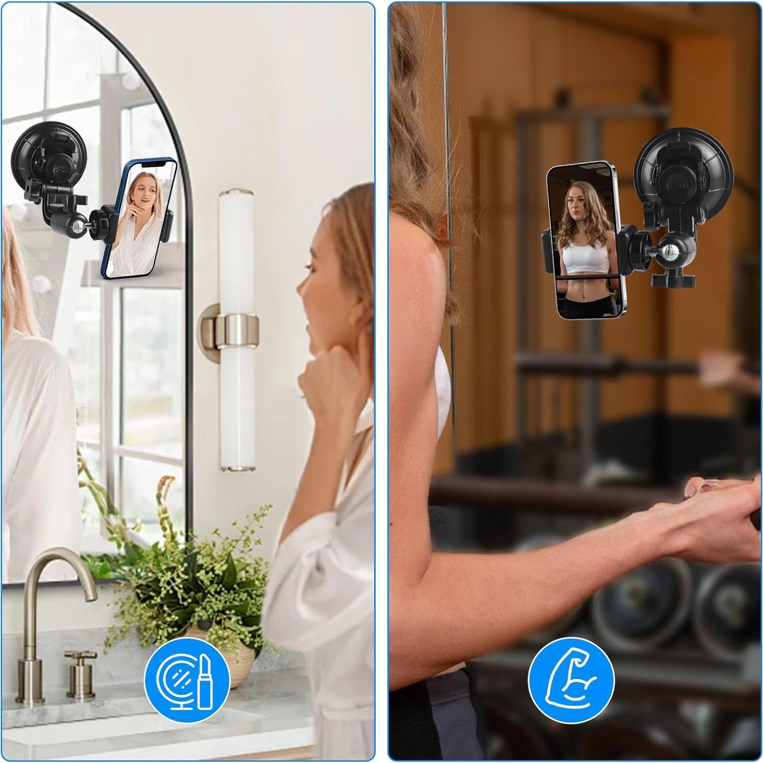 Soporte de Ventosa para Cámara y Teléfono OctinPris 9CM