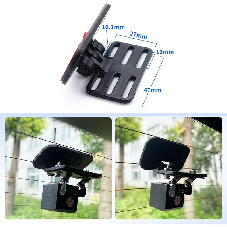 Rear Camera Holder Rear Window Bracket for Most Back Camera Dash Cam AZDOME M550 PG17 PG19X M01 Pro M550 Max Car Cam for REDTIGER F7N, CHORTAU, Kingslim, Z-Edge