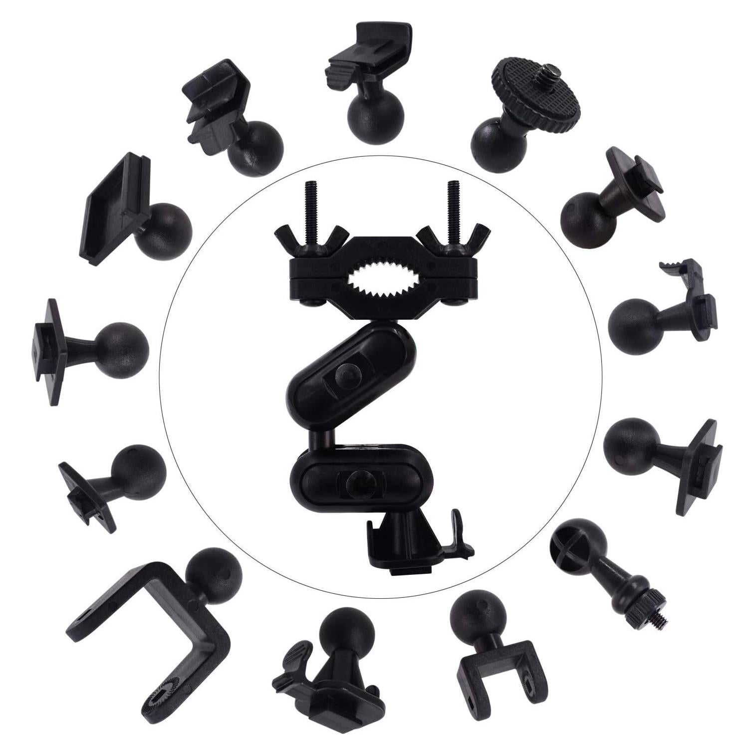 Soporte de cámara de salpicadero iSaddle CH-MK02 para espejo retrovisor