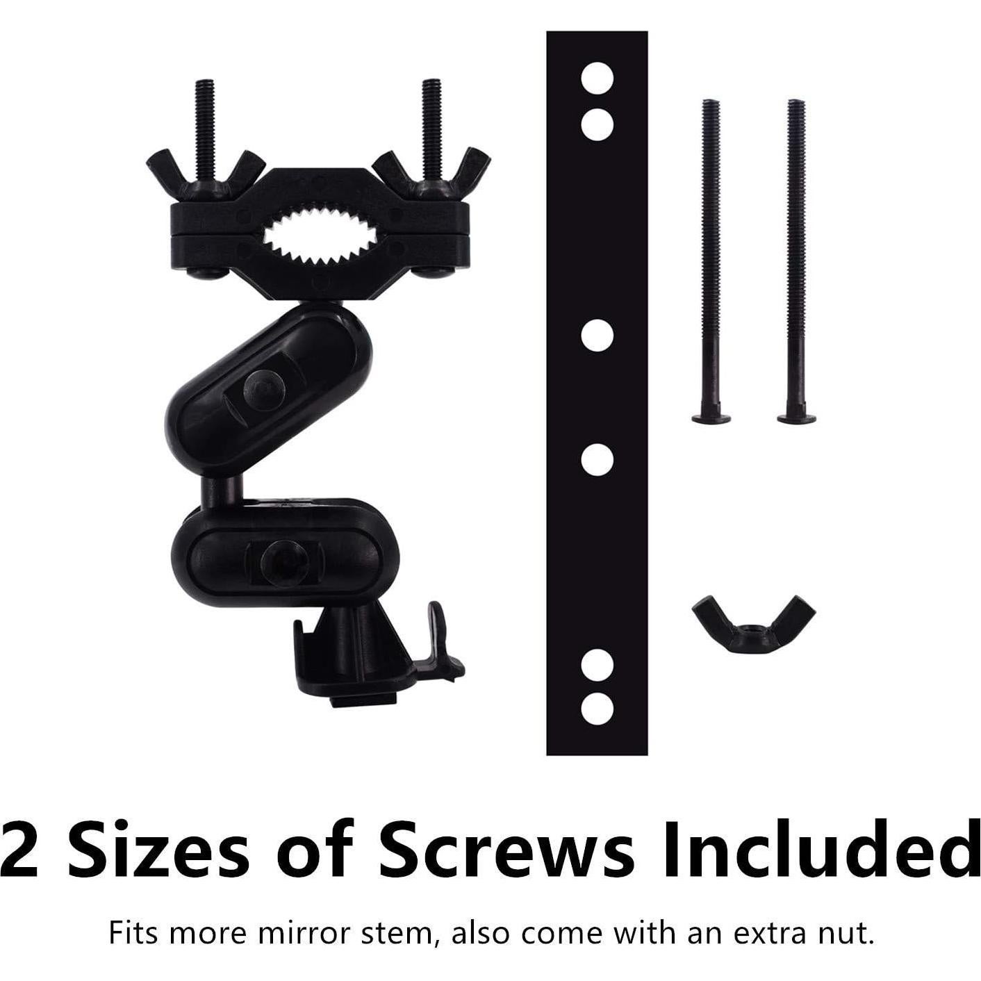 Soporte de cámara de salpicadero iSaddle CH-MK02 para espejo retrovisor