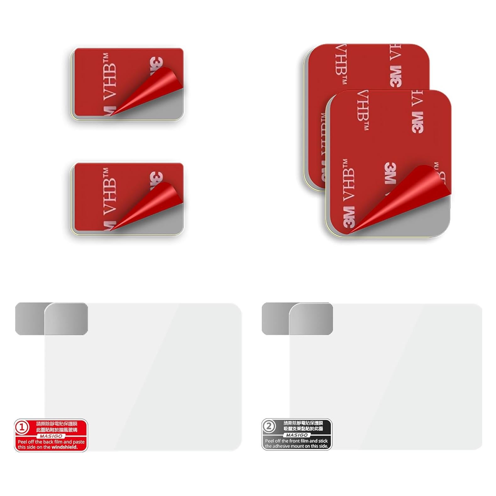 Almohadilla Adhesiva Doble Cara 3M MASIGO para Cámara de Tablero