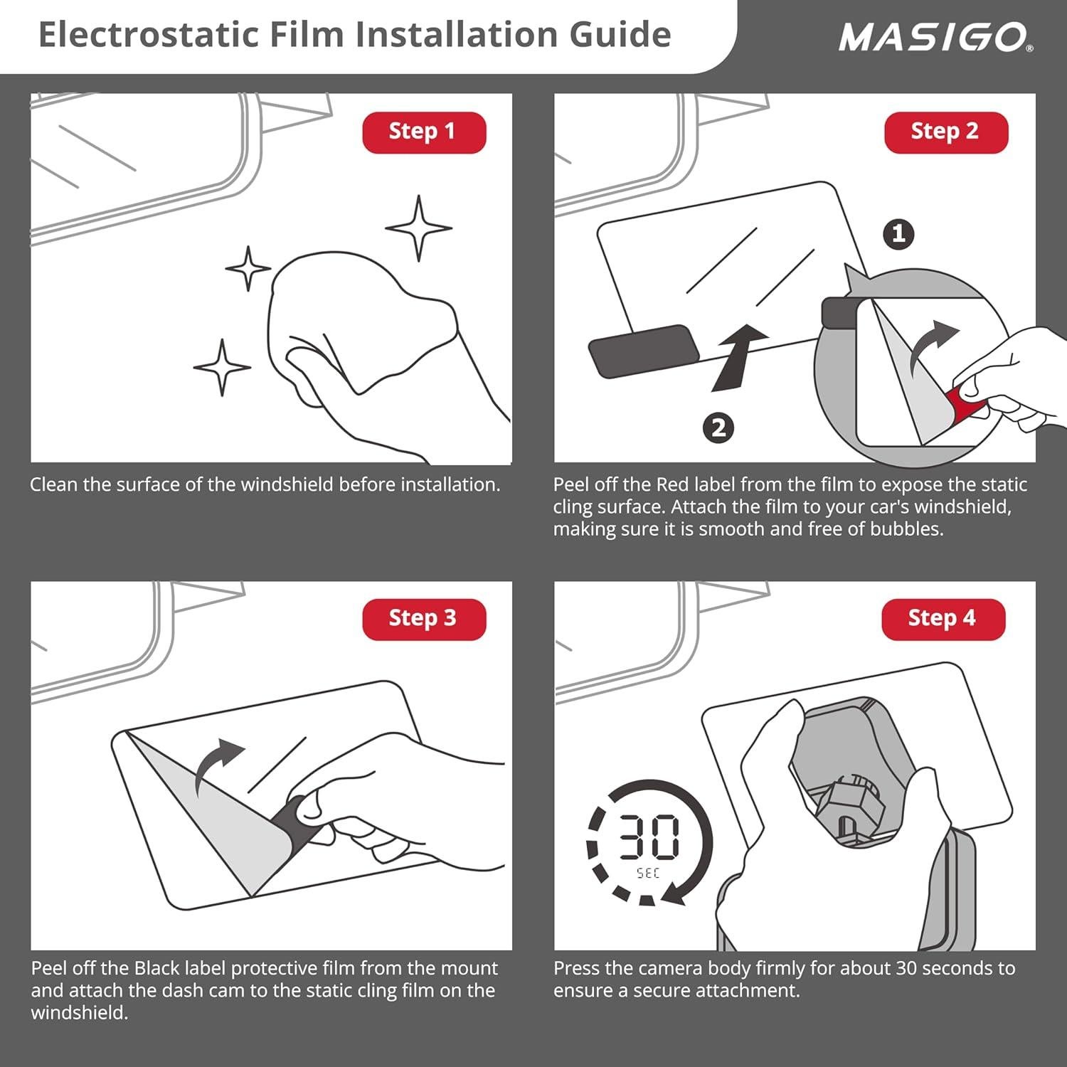 Almohadilla Adhesiva Doble Cara 3M MASIGO para Cámara de Tablero