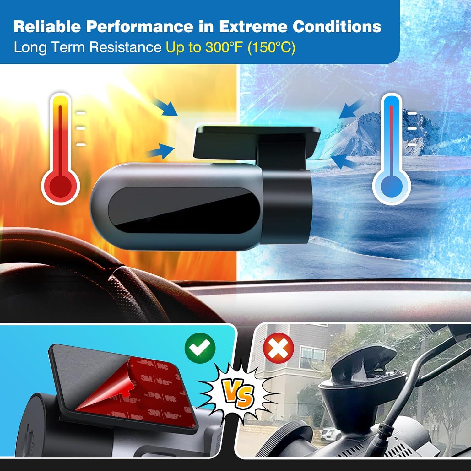 Paquete de 4 Almohadillas Adhesivas 3M VHB para Soporte de Cámara