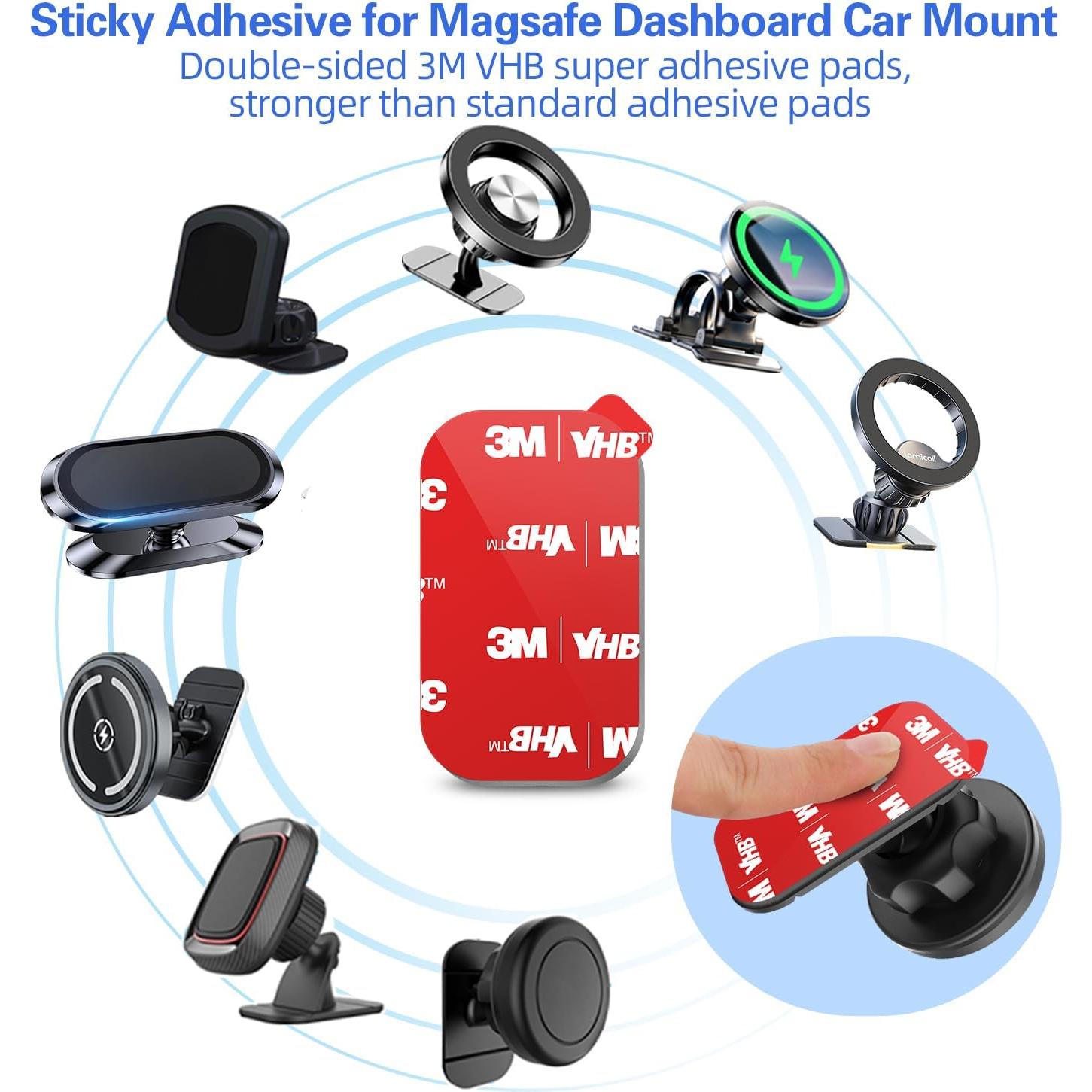 Almohadillas Adhesivas 3M VHB Pop-Tech 8 Pcs Doble Cara