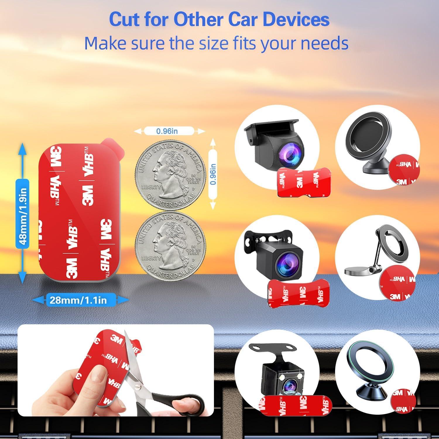 Almohadillas Adhesivas 3M VHB Pop-Tech 8 Pcs Doble Cara