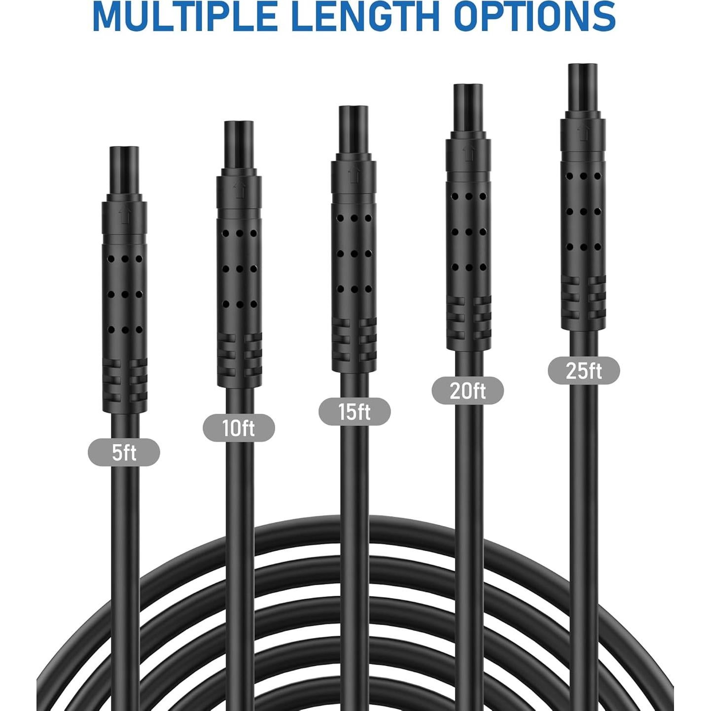 Cable de Extensión para Cámara de Respaldo YQMAJIM 3M 4 Pines Cobre Puro