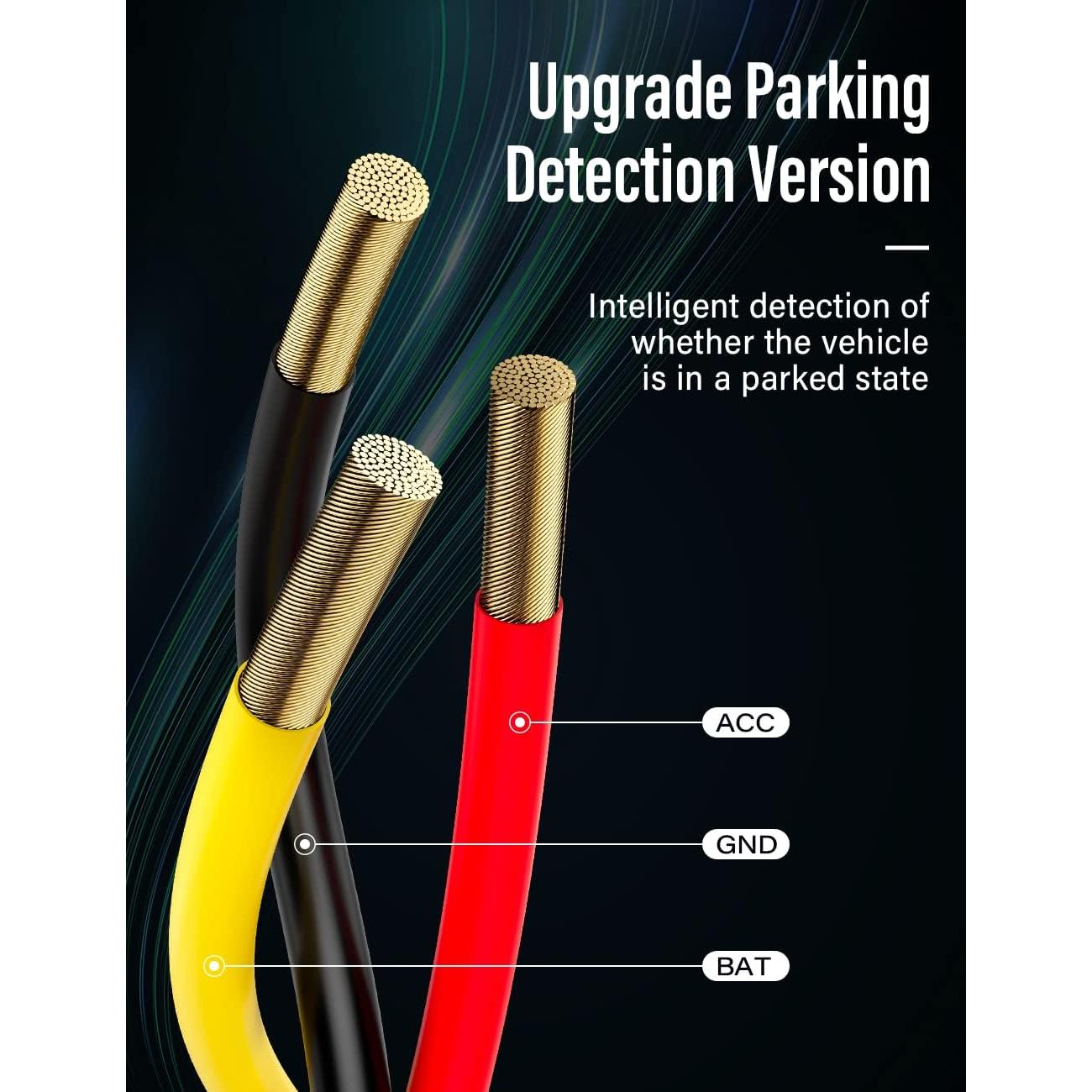 Kit de Cableado Duro FOCUWAY para Cámara de Tablero 4m 12V-24V