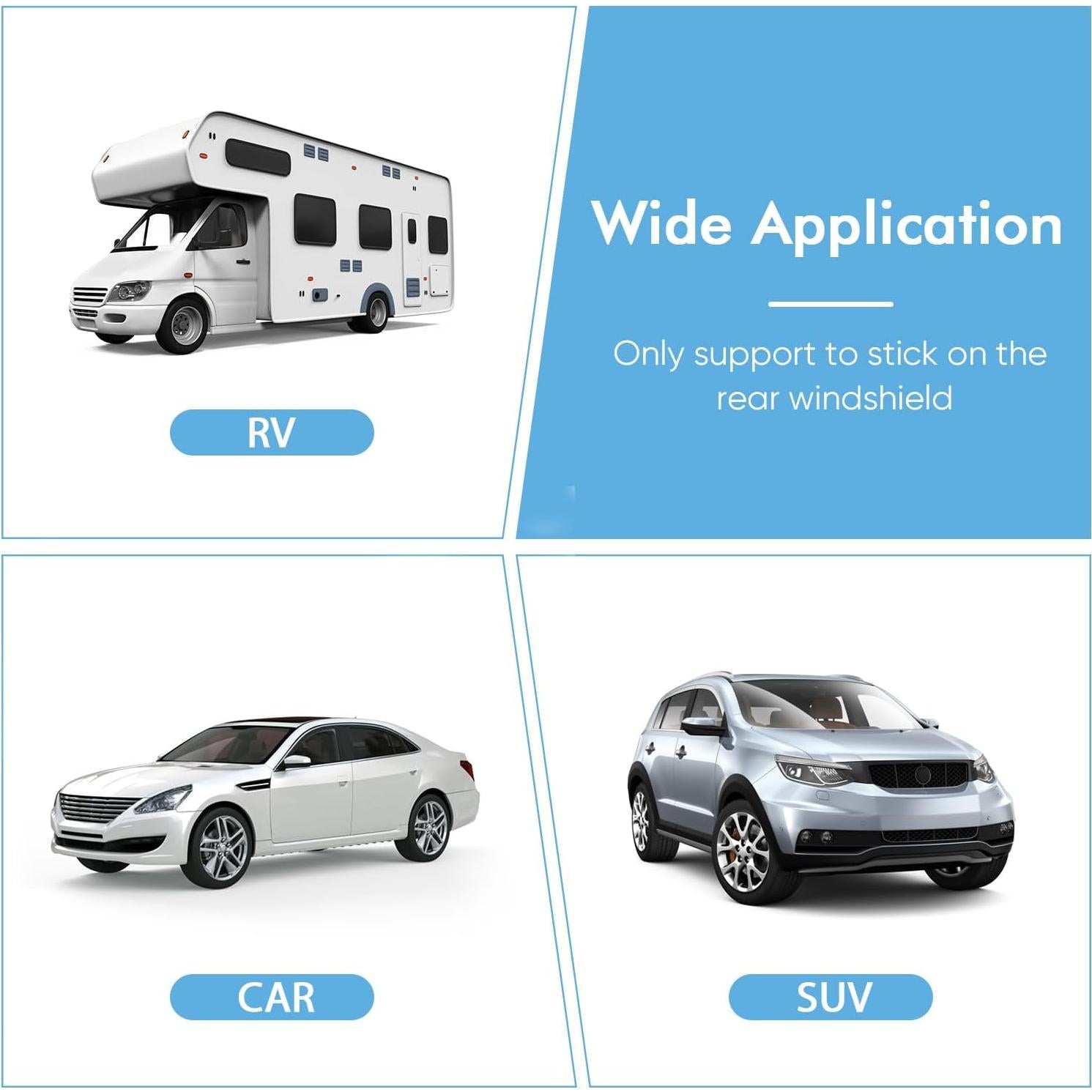 Soporte para Cámara Trasera Pixelman Ajustable 2PCS