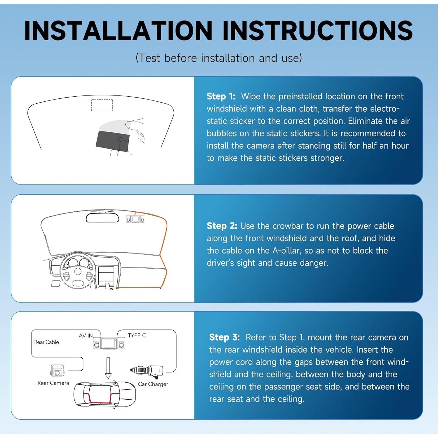 Cámara Dash 360° HUPEJOS V50-4CH 4K FHD con WiFi y GPS