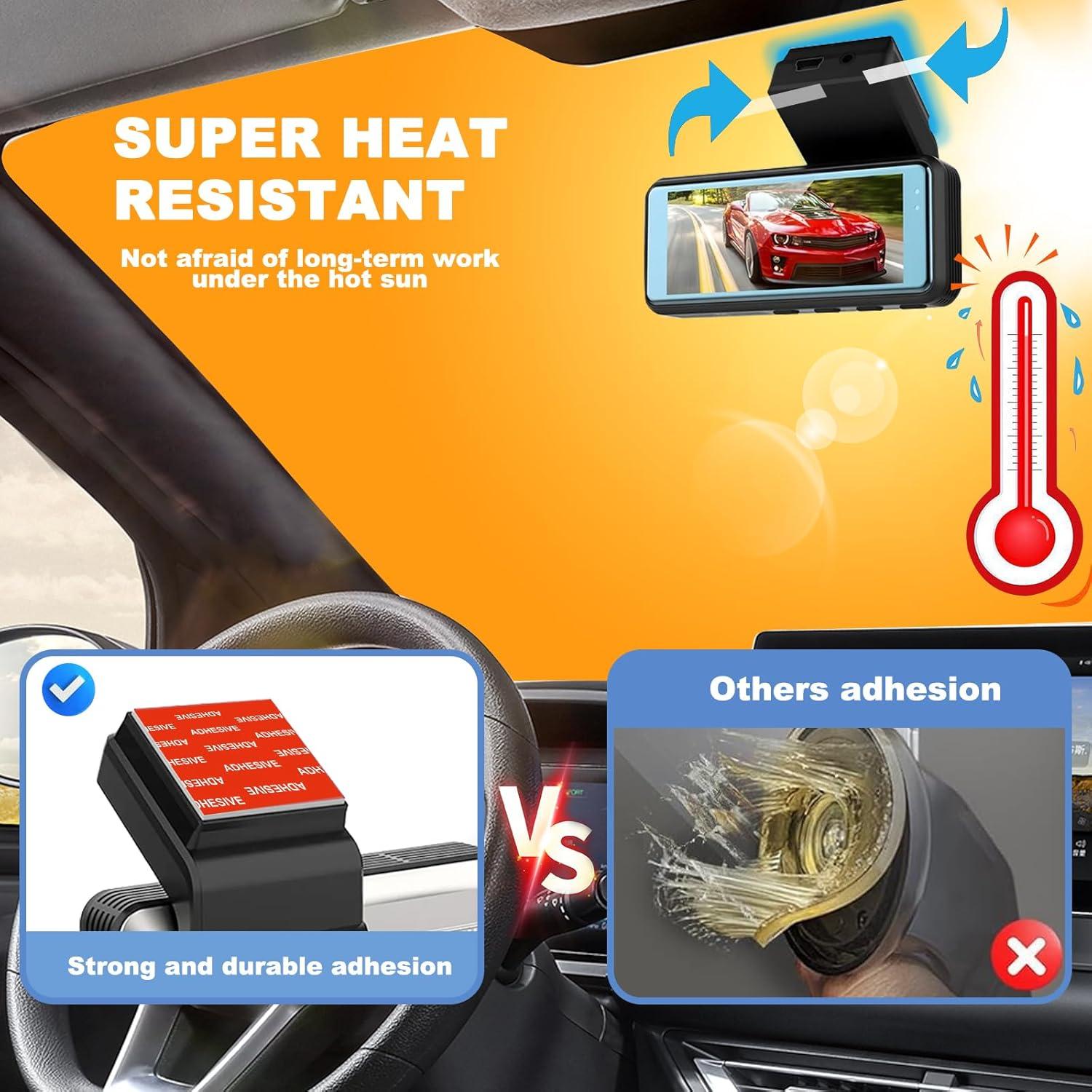 Almohadillas Adhesivas Doble Cara ILKCC 72mm para Cámara de Auto