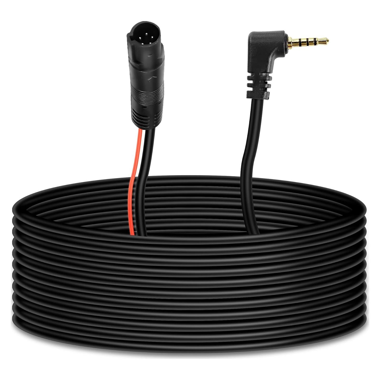 Cable de Cámara Trasera Meiryfa 5 Pines 10M para Dash Cam