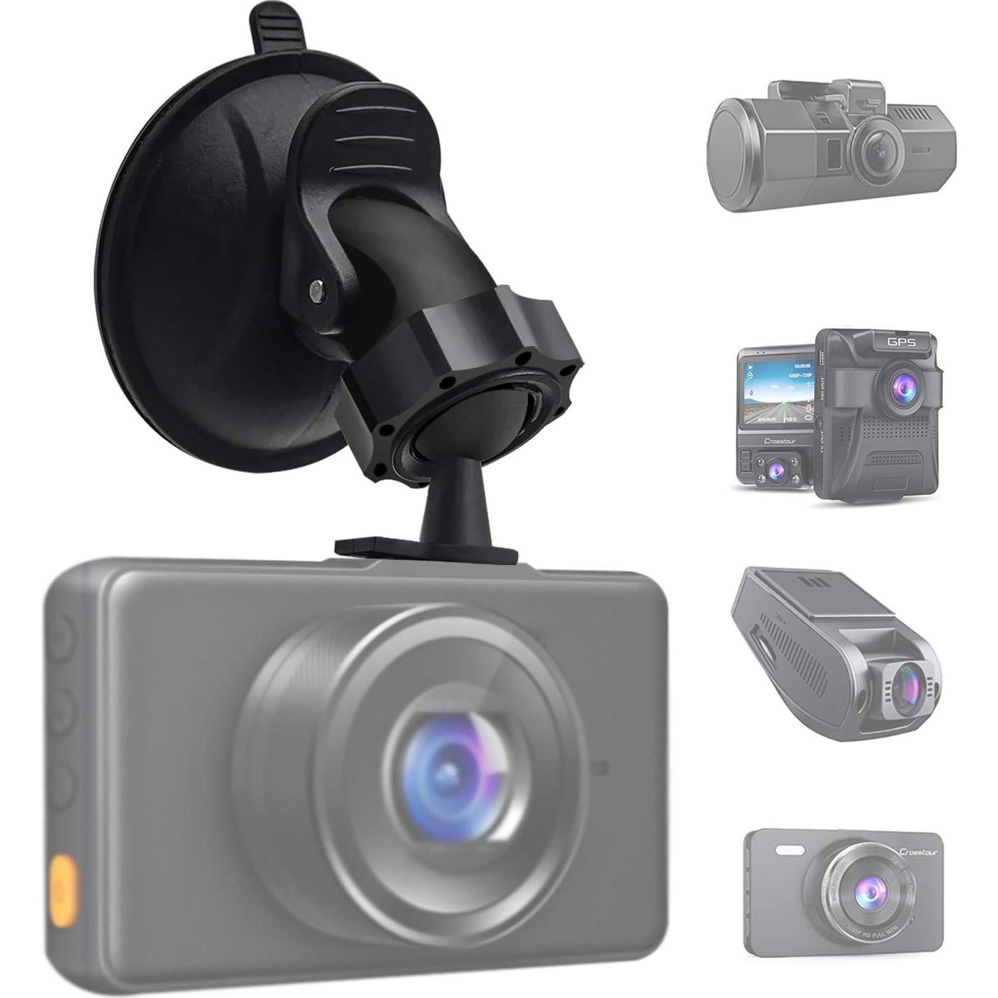 Soporte de Ventosa TiToeKi para Cámara de Salpicadero con 15 Adaptadores