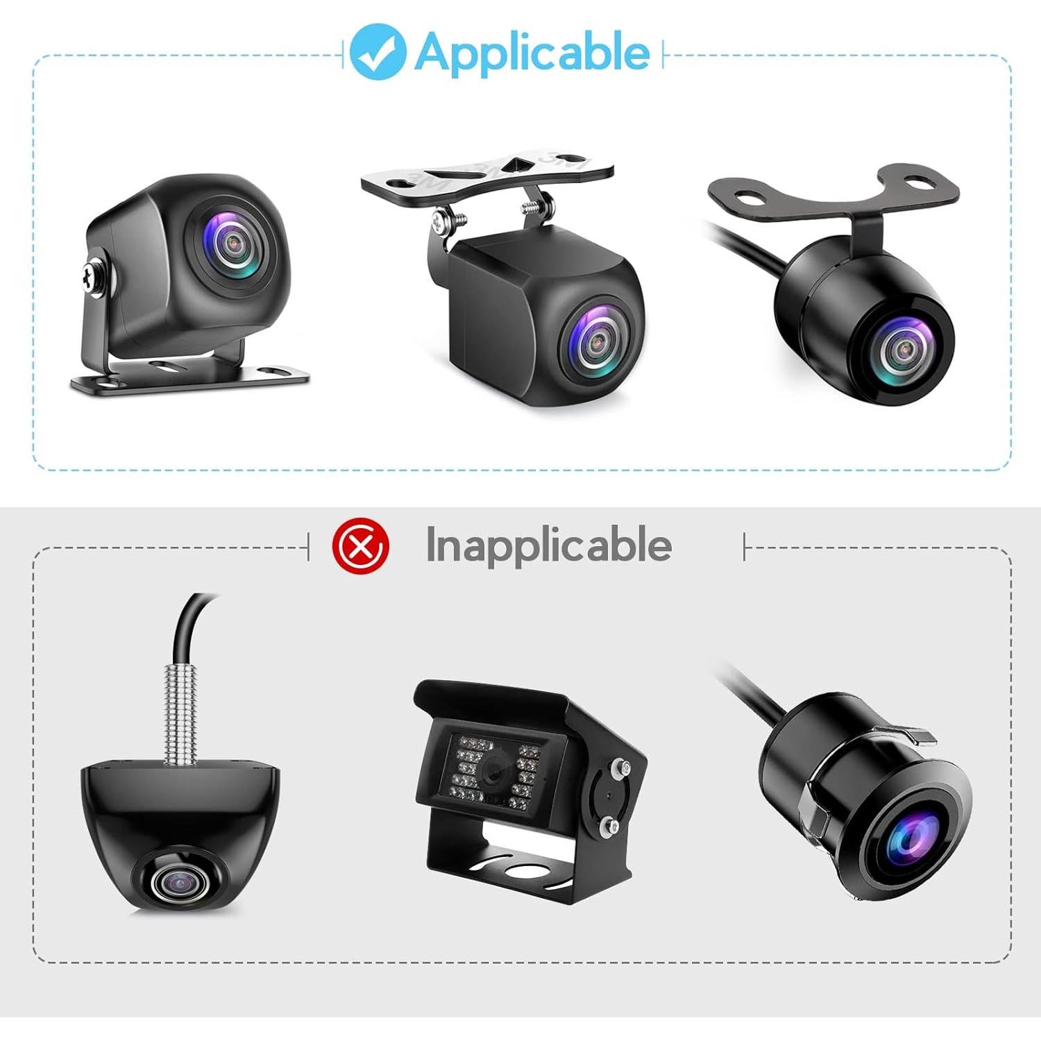 Soporte de Cámara Trasera Pixelman Ajustable para Dash Cam