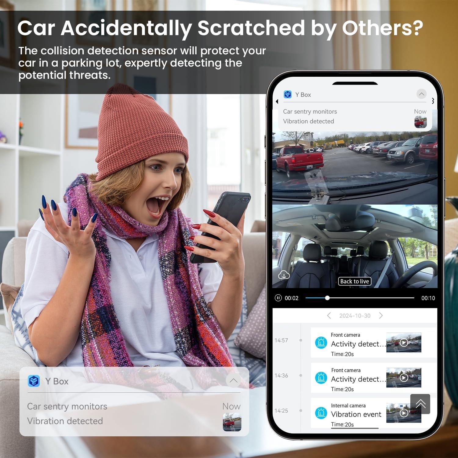 Cámara Dash 4G LTE FOCUWAY L7 con Doble Cámara FHD
