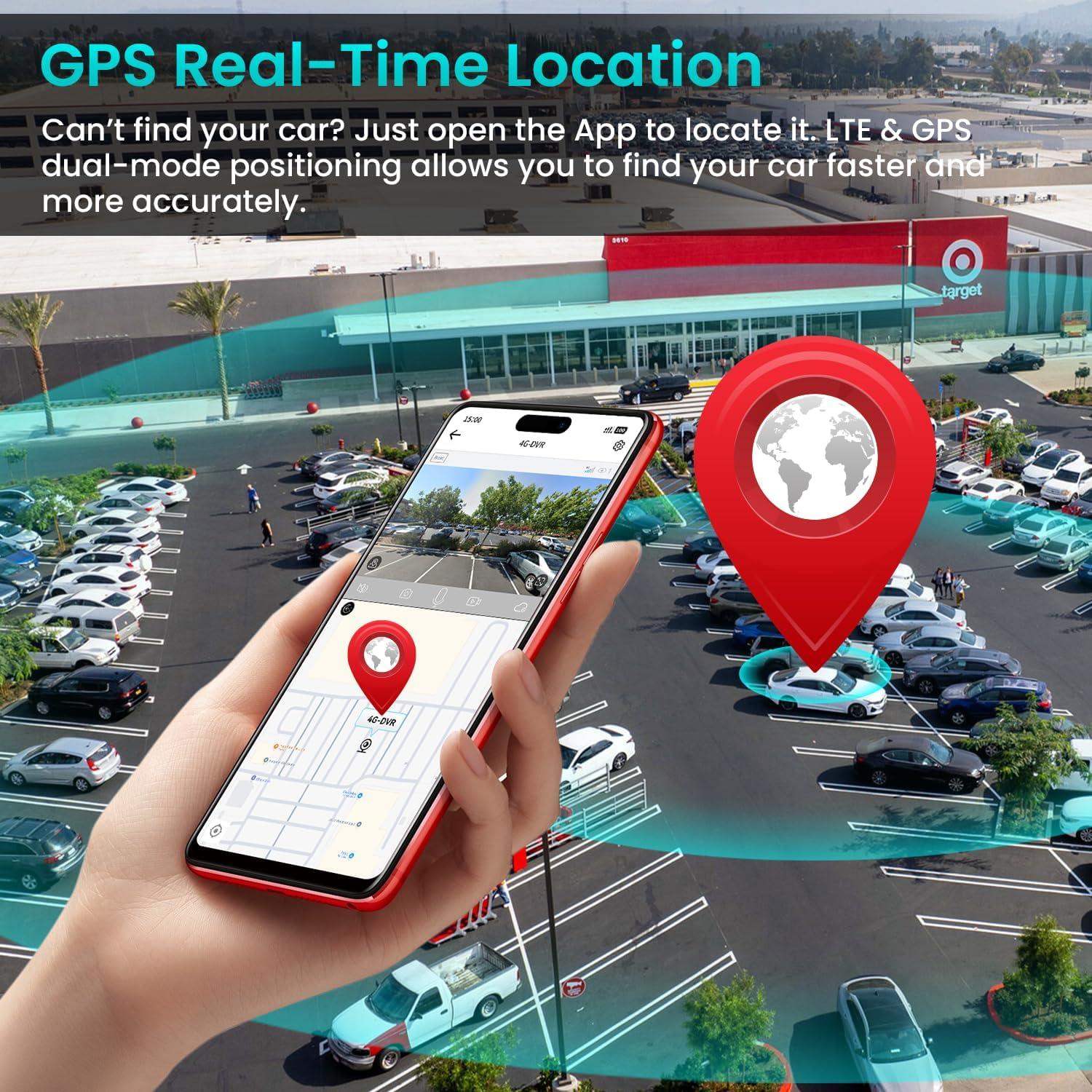 Cámara Dash 4G LTE FOCUWAY L7 con Doble Cámara FHD