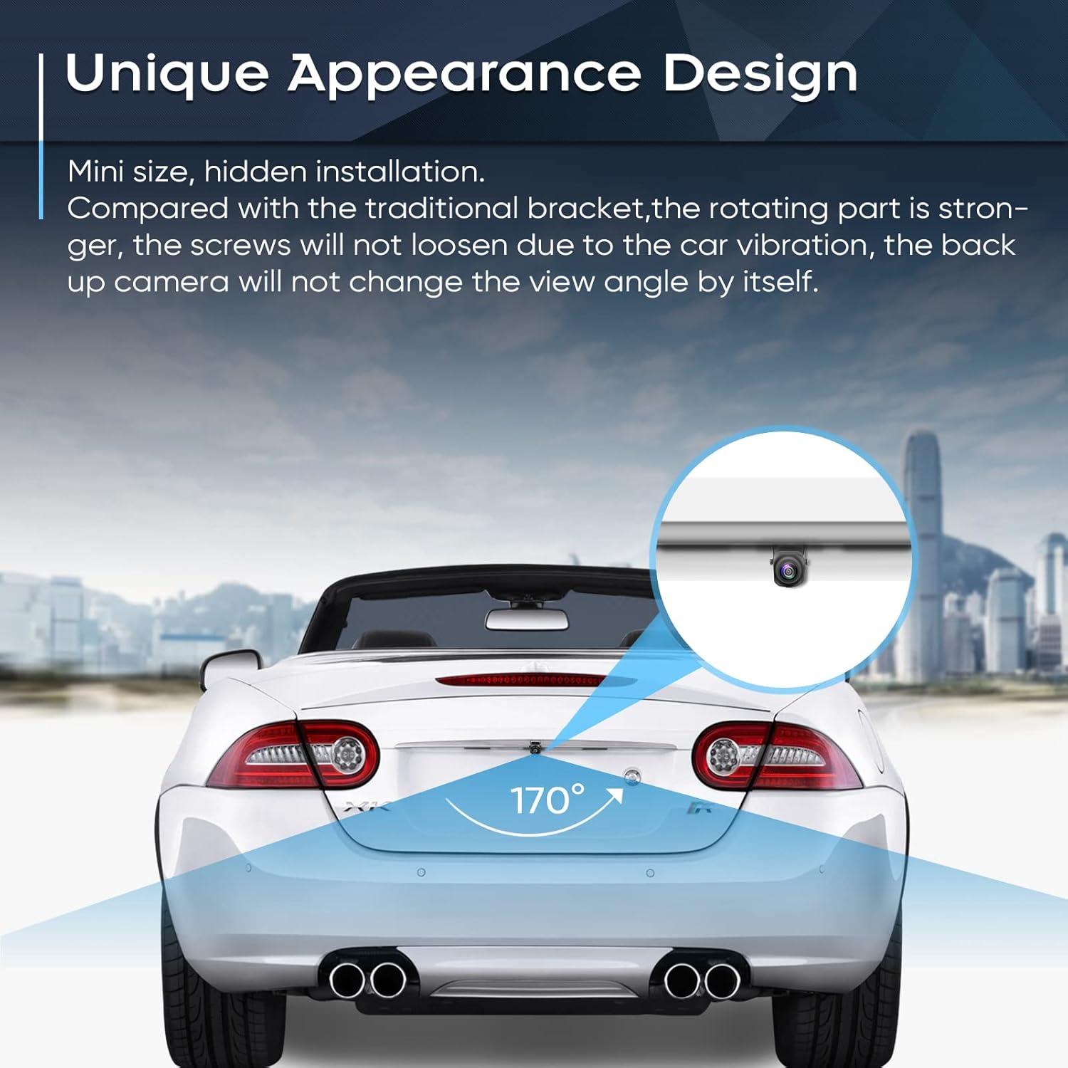 Cámara de Respaldo PixelMan PMD2A HD 170° Gran Angular IP69