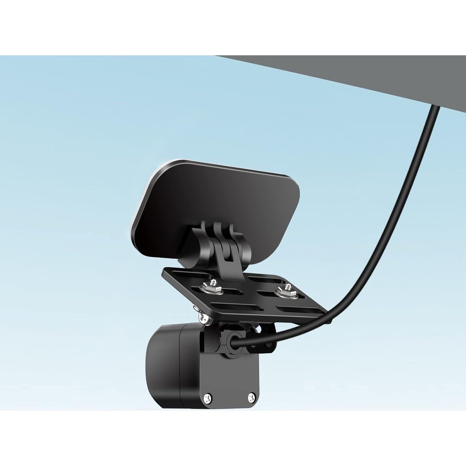 PixelMan Rear Camera Mount - Dash Cam Windshield Bracket for Car, SUV, Truck, RV - Rearview Mirror Backup Camera Holder for Auto Recorder