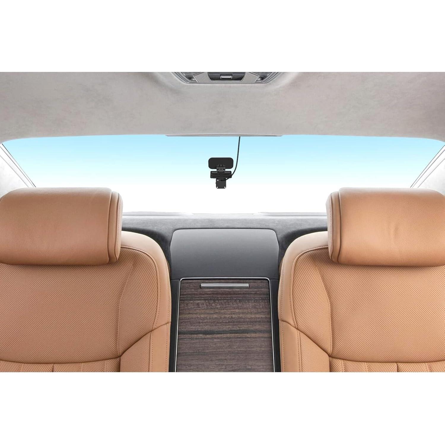 PixelMan Rear Camera Mount - Dash Cam Windshield Bracket for Car, SUV, Truck, RV - Rearview Mirror Backup Camera Holder for Auto Recorder