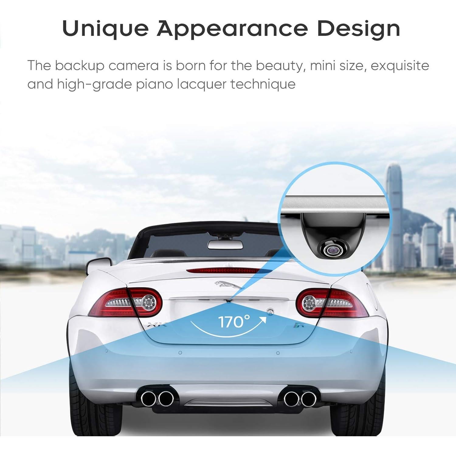 Cámara de Respaldo PixelMan PMG3A HD Impermeable 170°